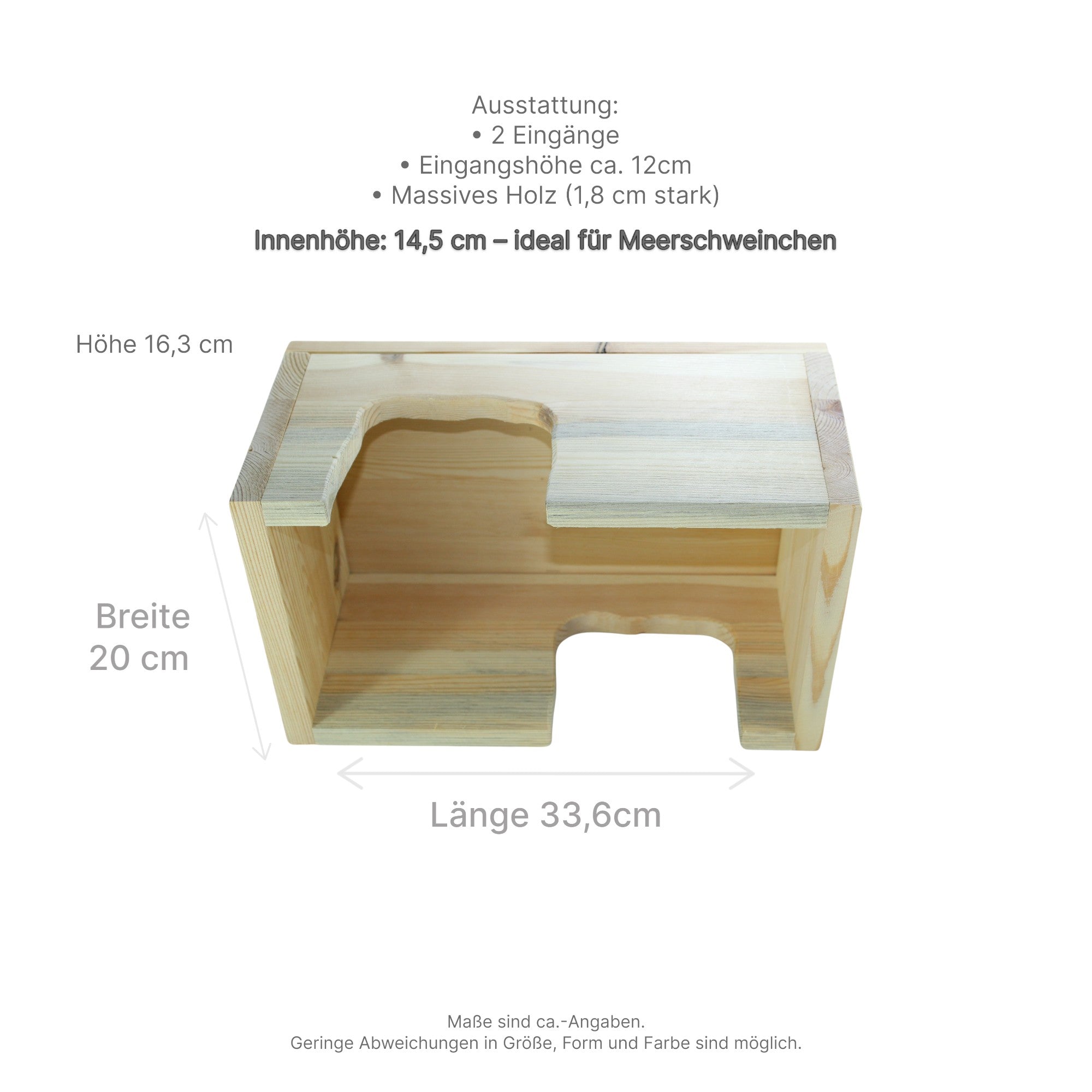 🐹 Farmhaus 1.1 – Gemütliche Unterkunft für deine Meerschweinchen
