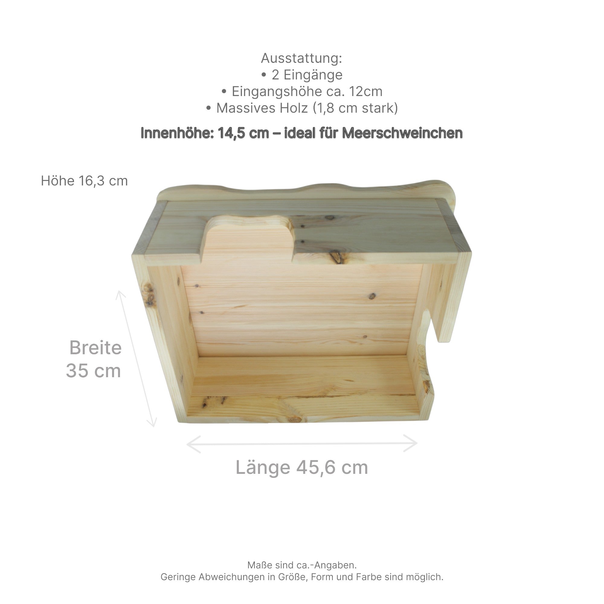 🏢Farmhaus 3.2 – Geräumiges Eckhaus für deine Meerschweinchen