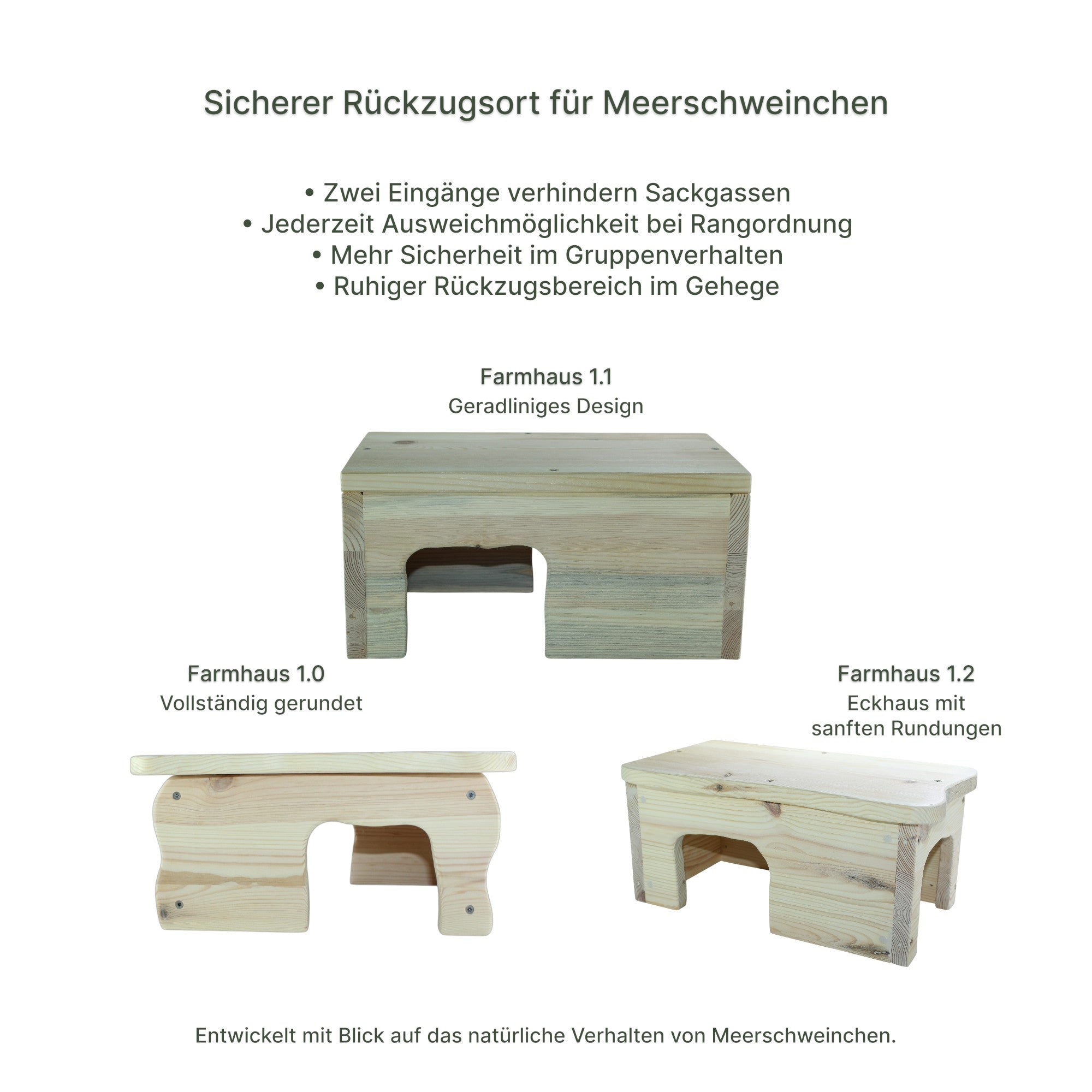 🐹 Farmhaus 1.1 – Gemütliche Unterkunft für deine Meerschweinchen