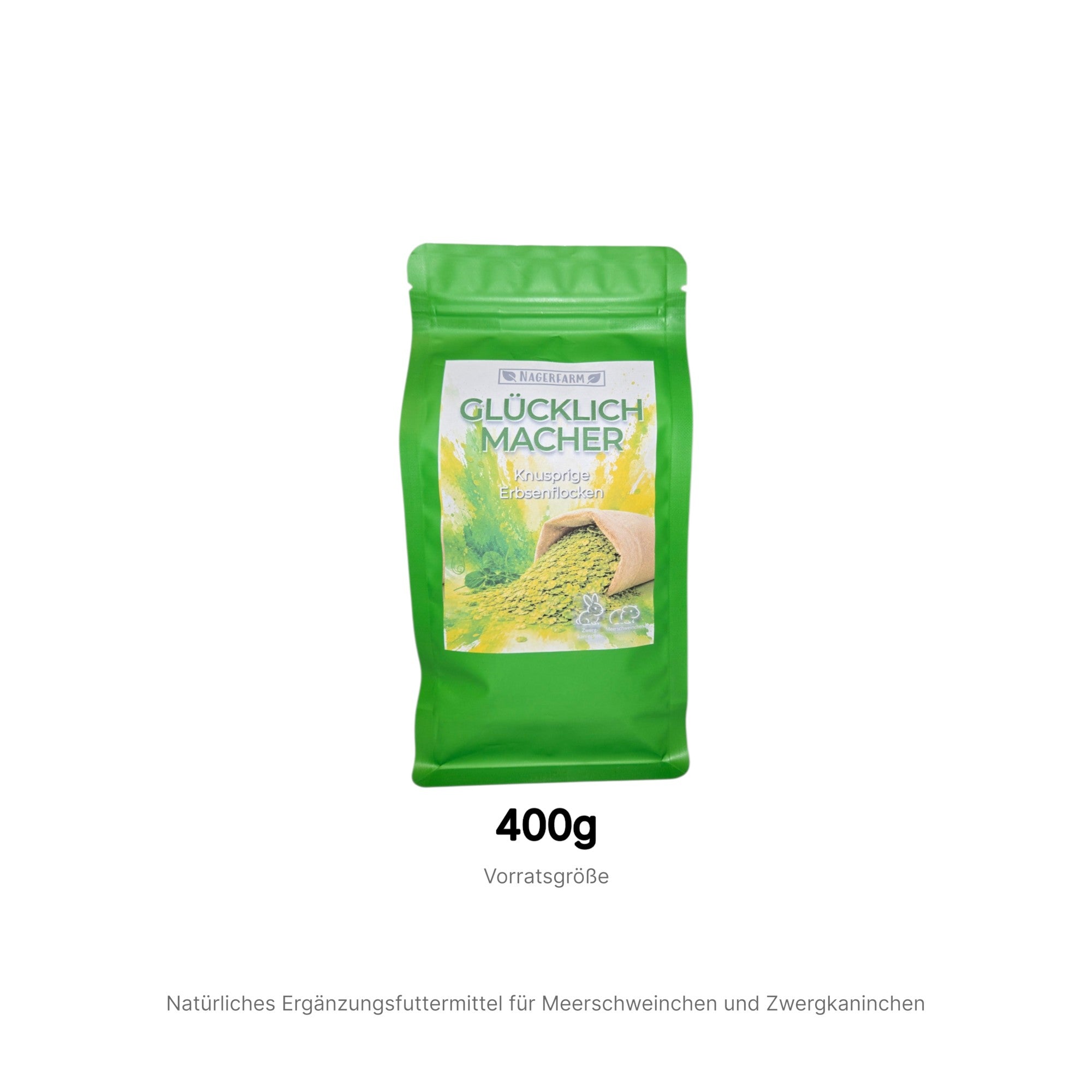 💚 Glücklichmacher – Knusprige Erbsenflocken - Nachfüllbeutel (Refill)
