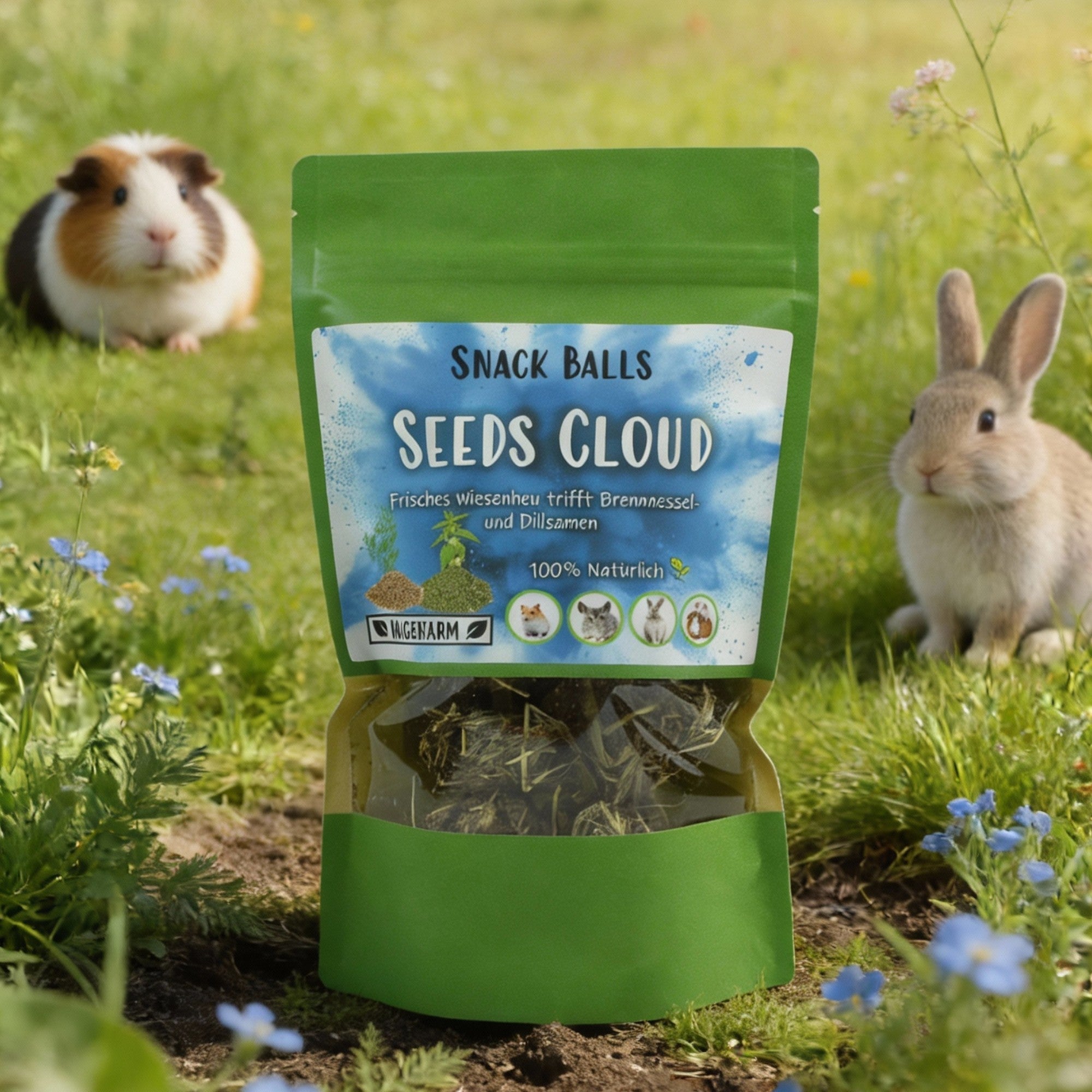 🔵 Snack Balls Seeds Cloud – Superfood-Snack für Meerschweinchen