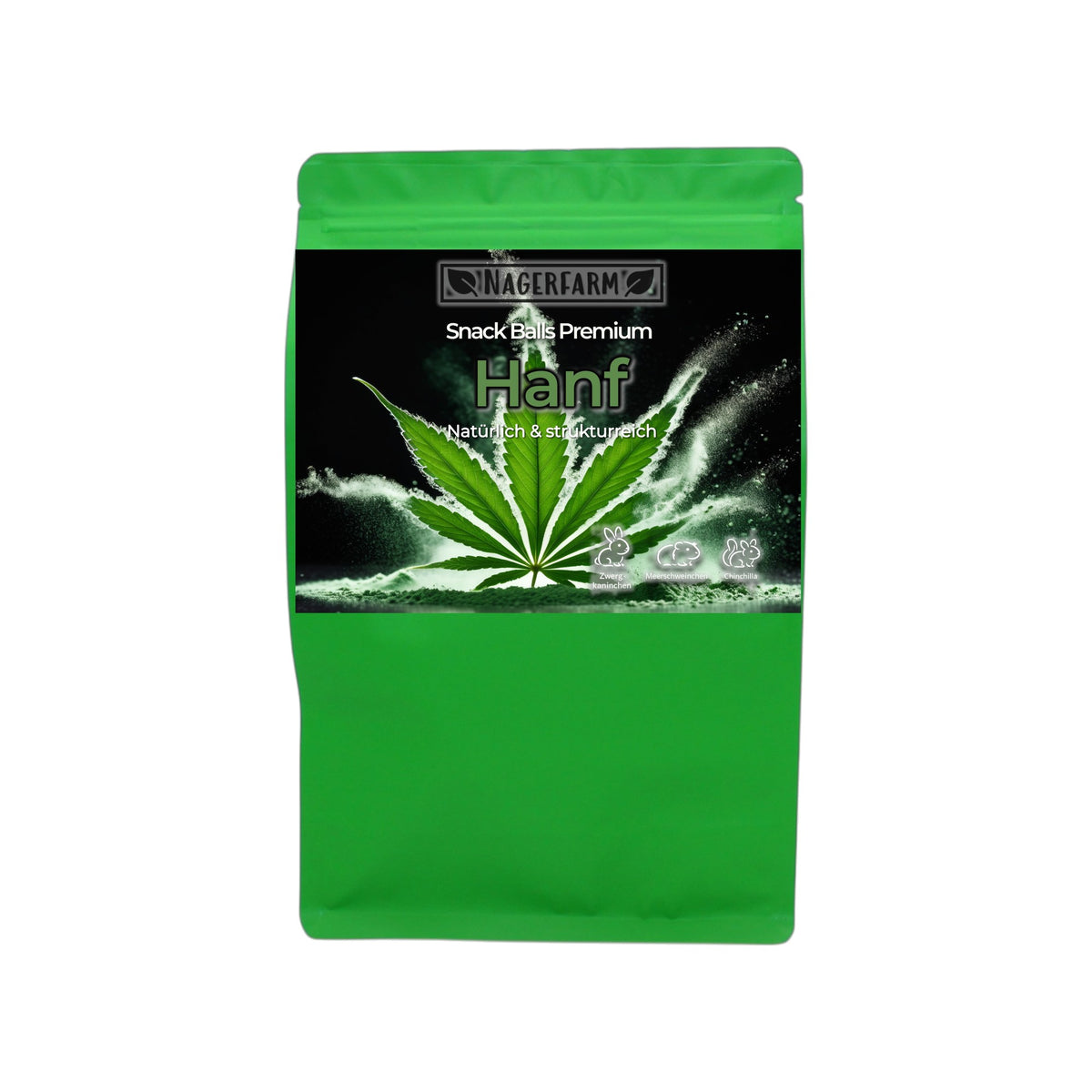 🌿 Snack Balls Premium chanvre – Friandise au foin pour cochons d’Inde