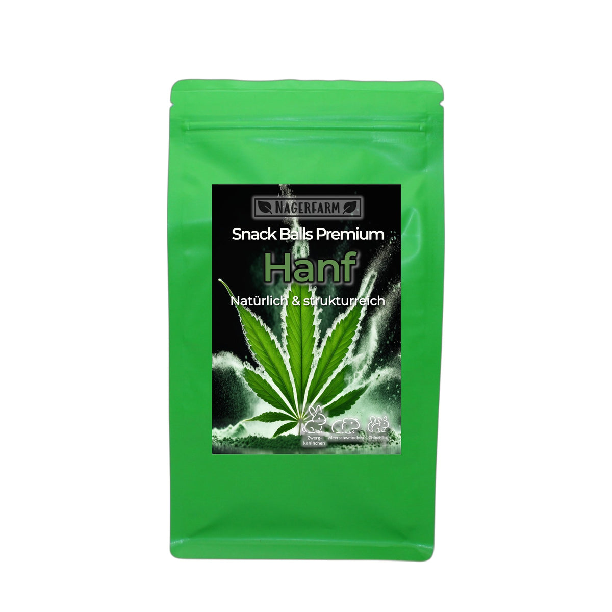 🌿 Snack Balls Premium chanvre – Friandise au foin pour cochons d’Inde