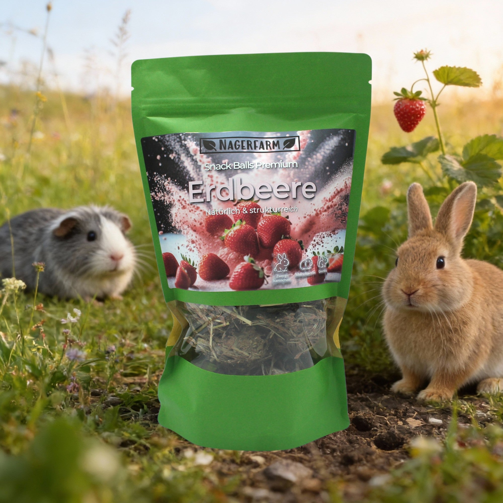 🍓Snack Balls Premium – Aardbei – kleine traktaties