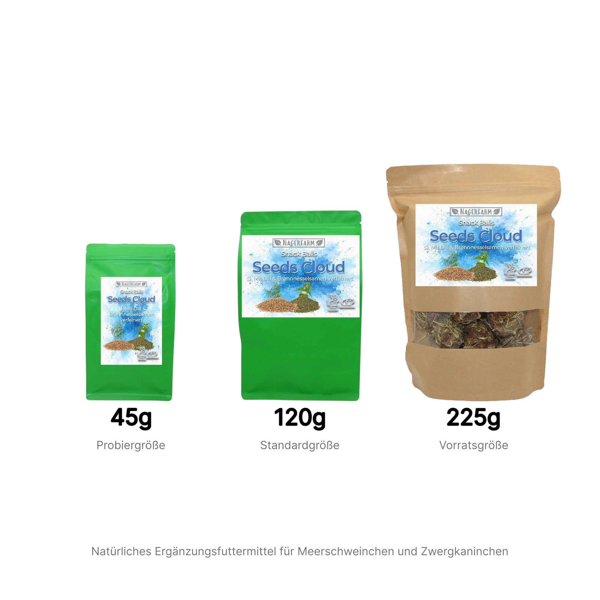 Snack Balls Seeds Cloud – Natural Hay Snack for Guinea Pigs
