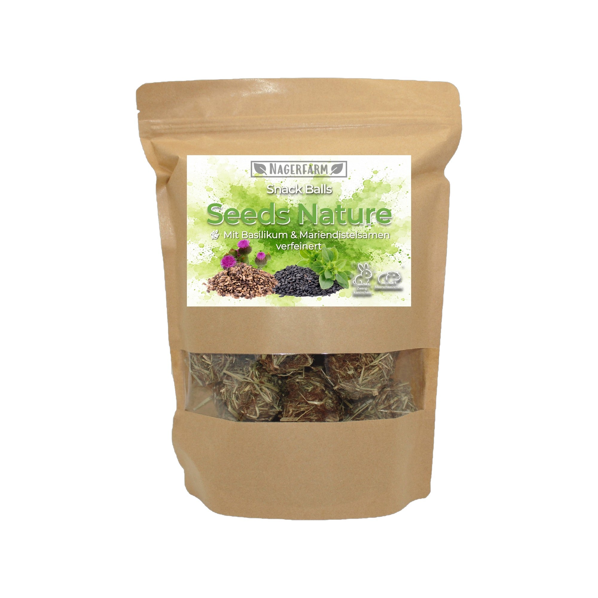 Snack Balls Seeds Nature – Natural Hay Snack for Guinea Pigs