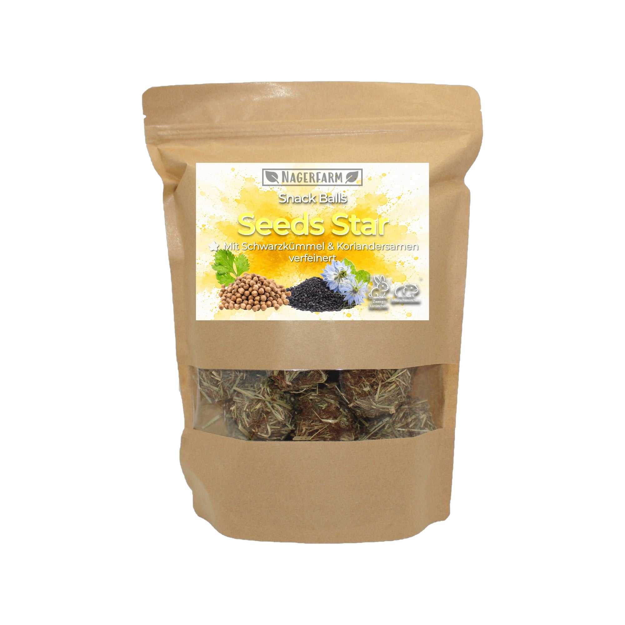 Snack Balls Seeds Star – Natural Hay Snack for Guinea Pigs
