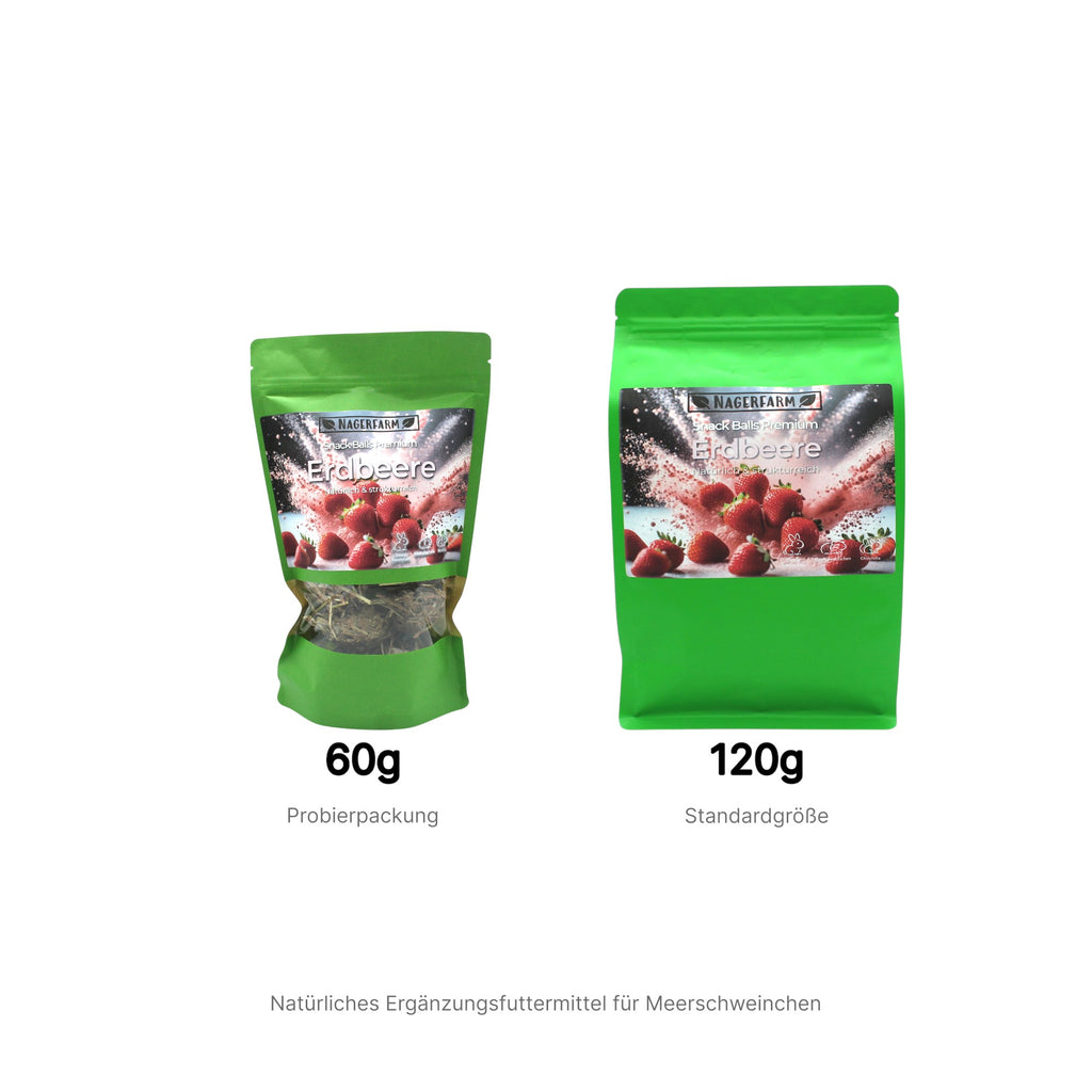 🍓Snack Balls Premium – Aardbei – kleine traktaties