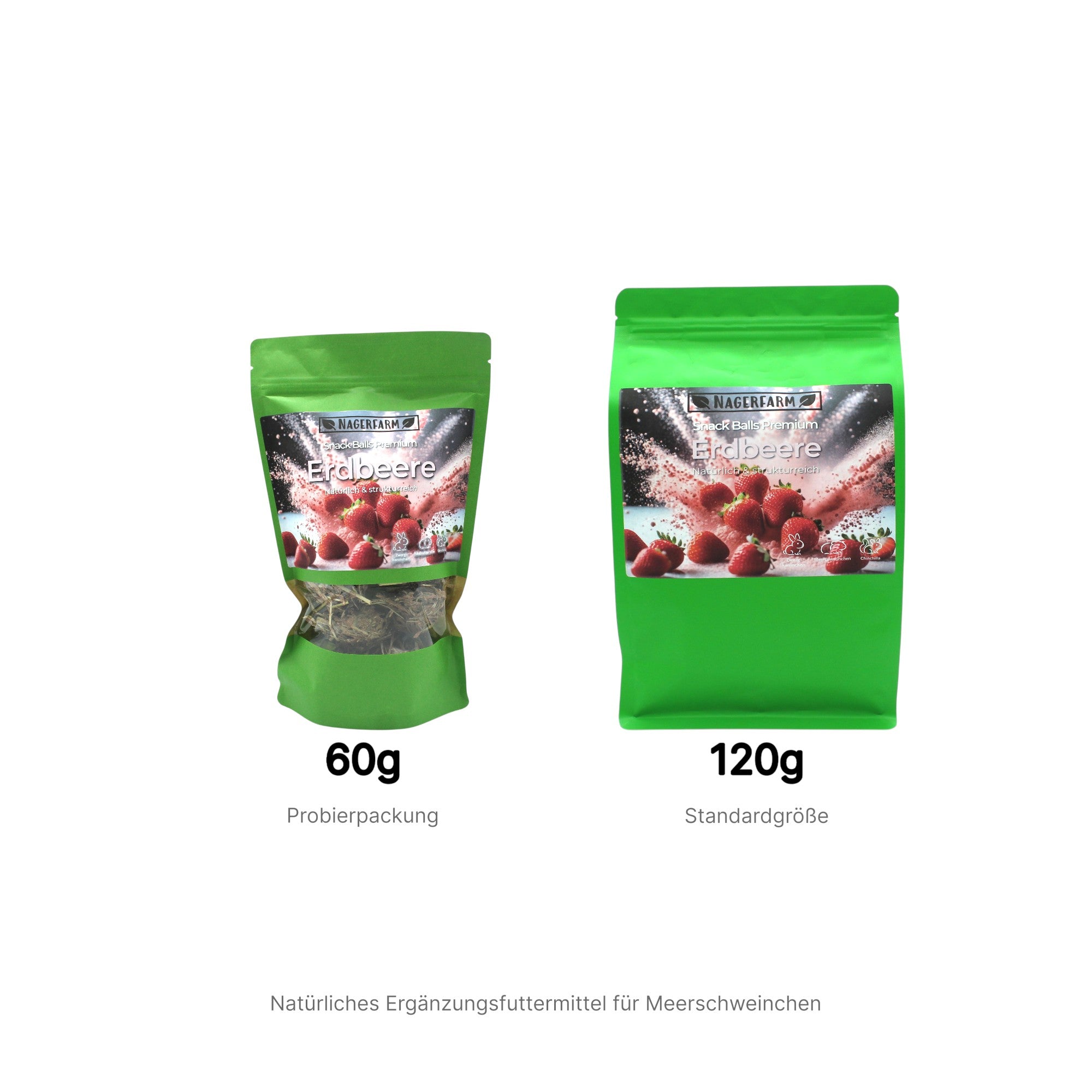 🍓Snack Balls Premium – Aardbei – kleine traktaties