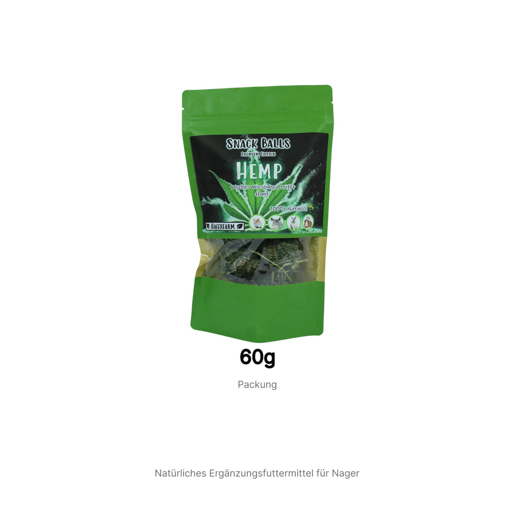 🌿Snack Balls Premium – Hanf - kleine Leckerbissen