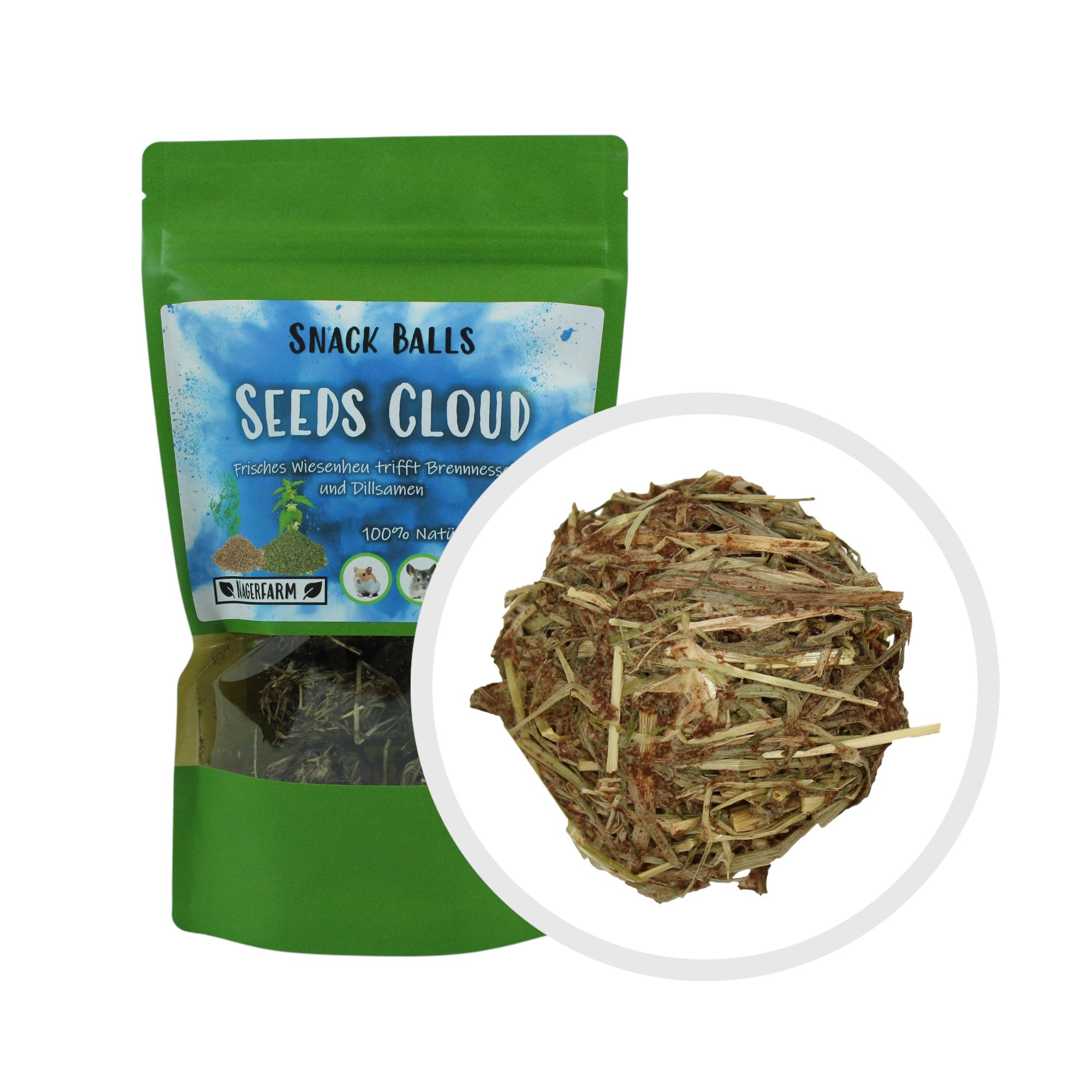 🔵 Snack Balls Seeds Cloud – Superfood-Snack für Meerschweinchen