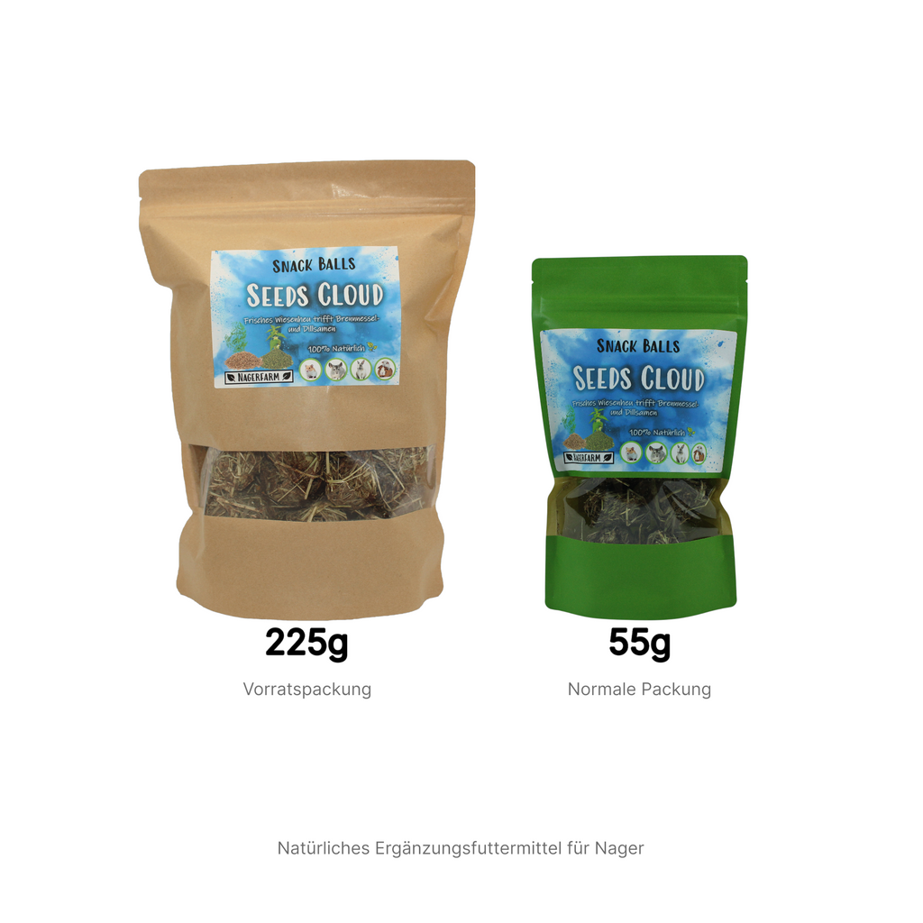 🔵 Snack Balls Seeds Cloud – Superfood-Snack für Meerschweinchen