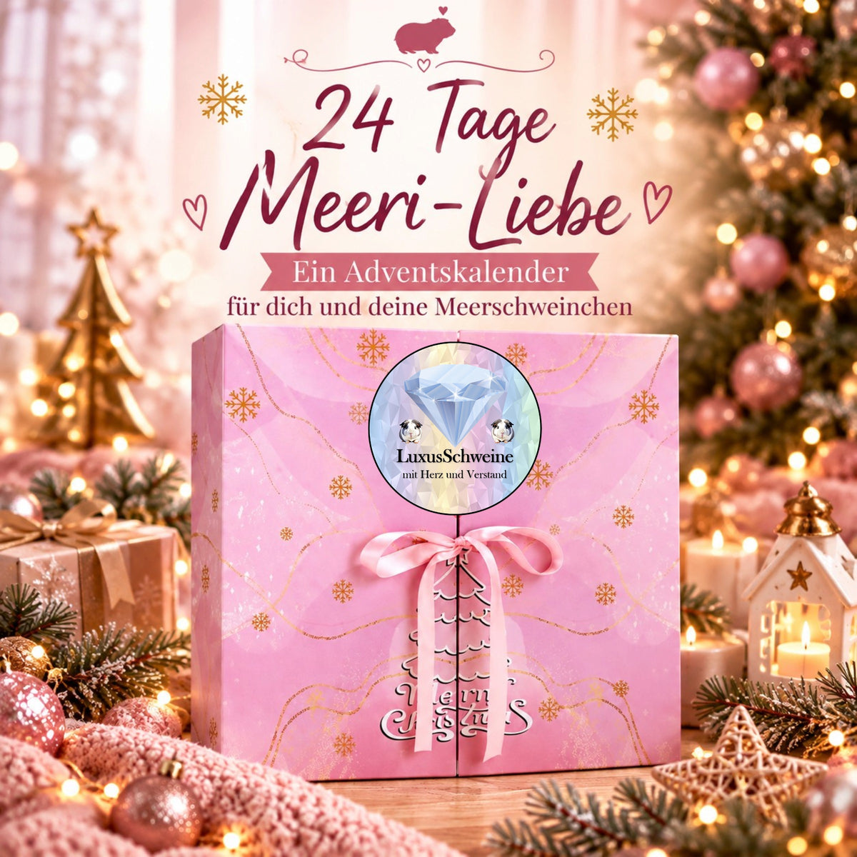🎄 Adventskalender 2026 für Dich & Deine Meerschweinchen – 24 Tage voller Meeri-Liebe 🐹💕