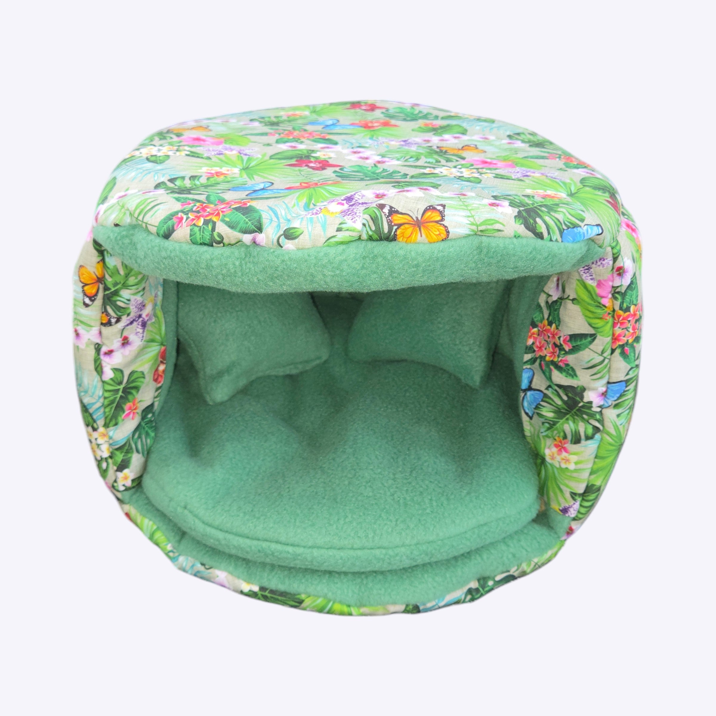 🌿 Kuschellaube Jungle Grün – Gemütlicher Rückzugsort für Meerschweinchen