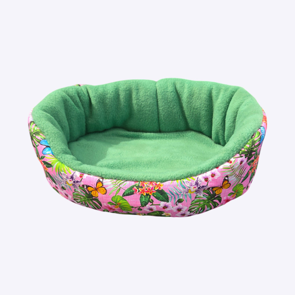 🌸 Kuschelsofa Jungle Rosa – Exklusiver Lieblingsplatz für Meerschweinchen