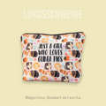 🐹👜 Kulturtasche „Just a Girl Who Loves Guinea Pigs“ – Für alle Meerschweinchen-Fans