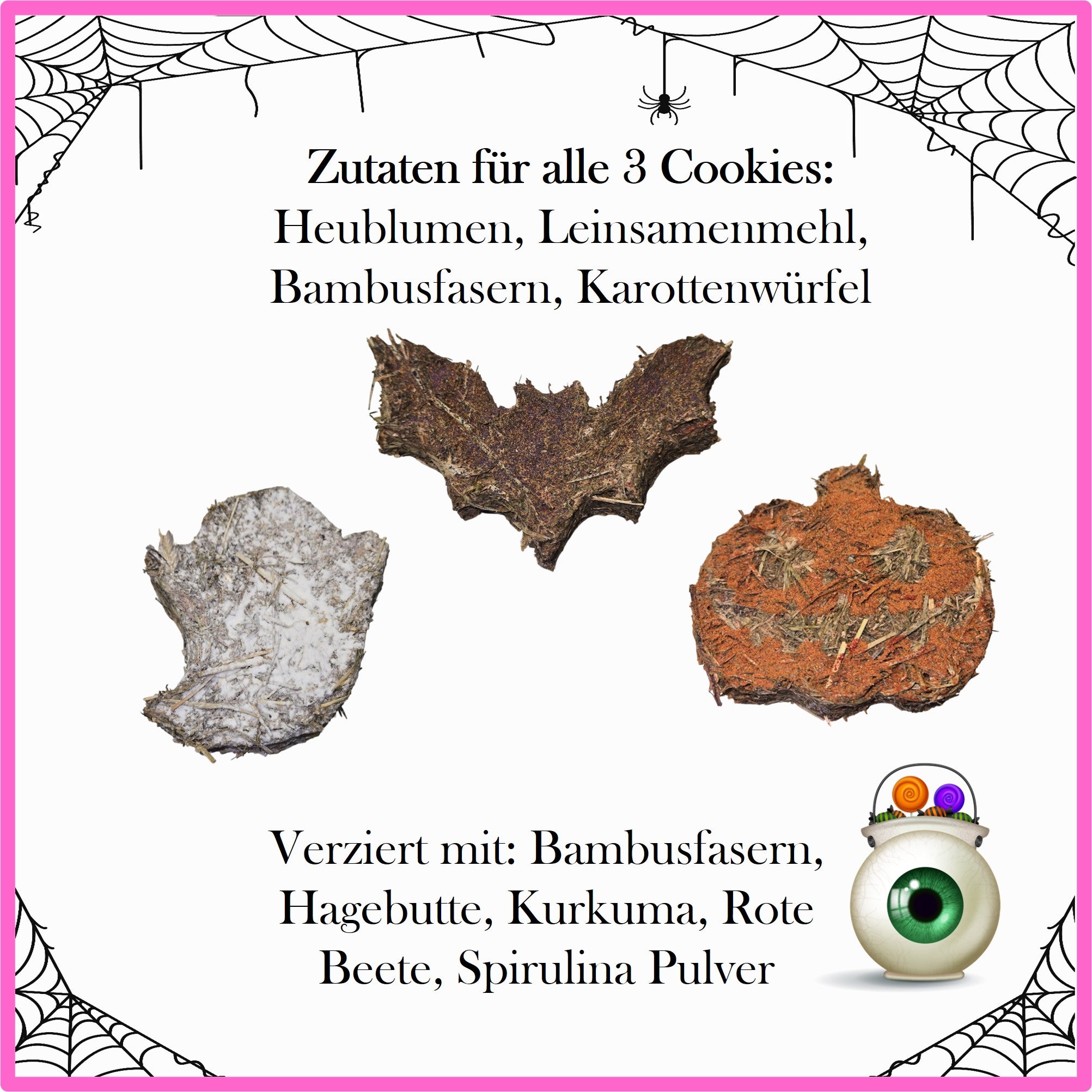 🎃 Schrecklich-schöne Halloween Cookies für Meerschweinchen
