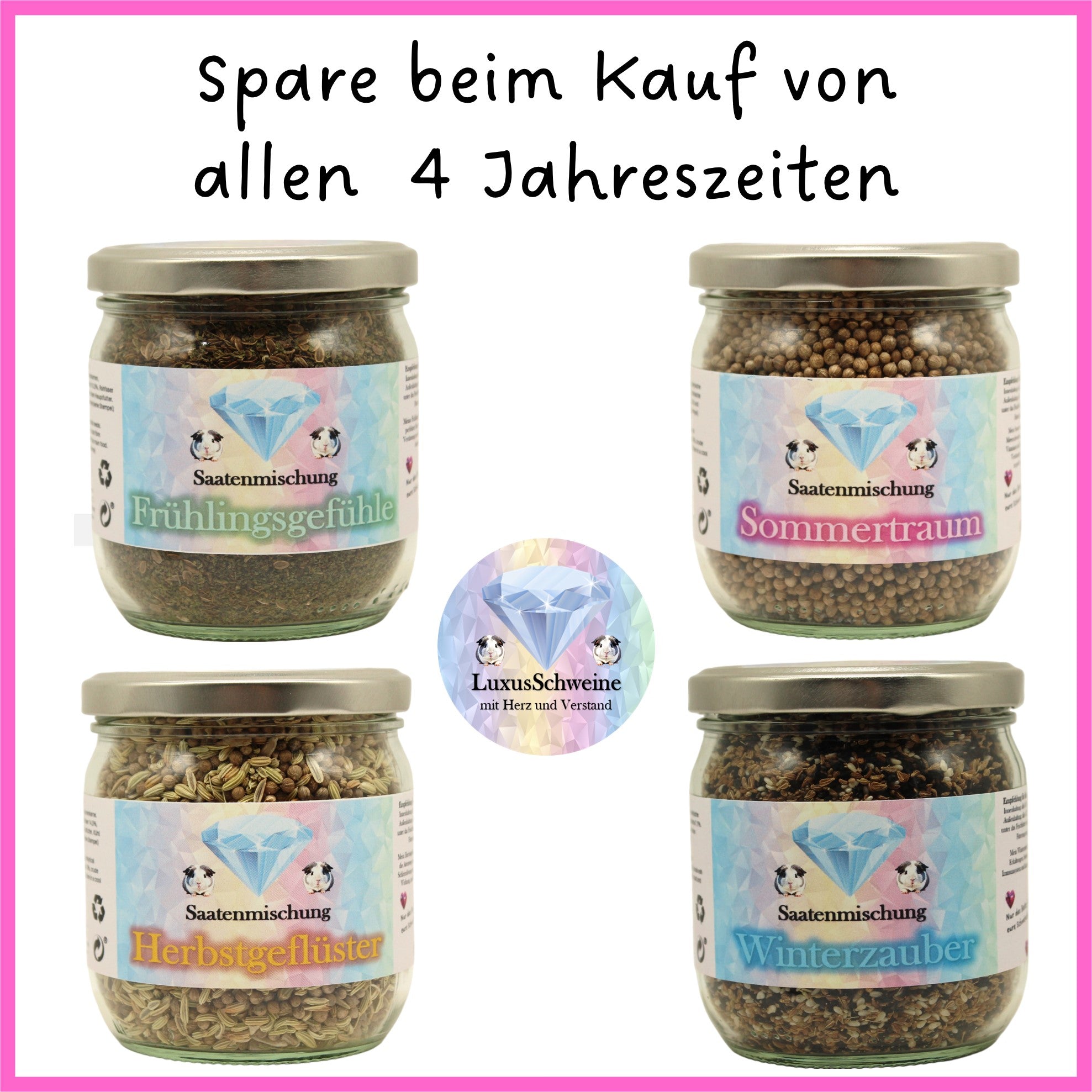 ❄️ Saatenmischung „Winterzauber“ – wohltuend & kraftvoll für die kalte Jahreszeit