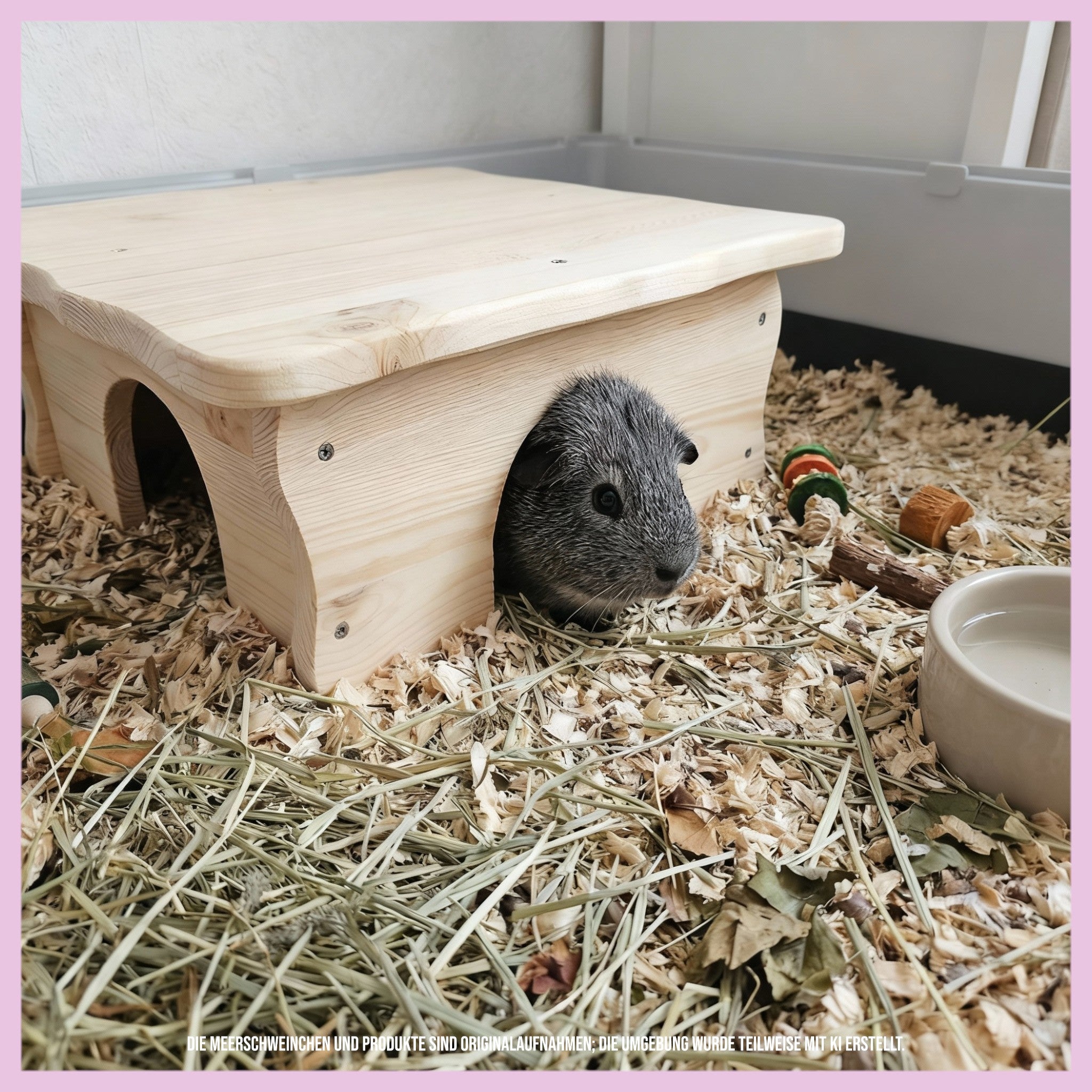 🏡 Farmhaus 2.0 – Geräumige Unterkunft für Meerschweinchen