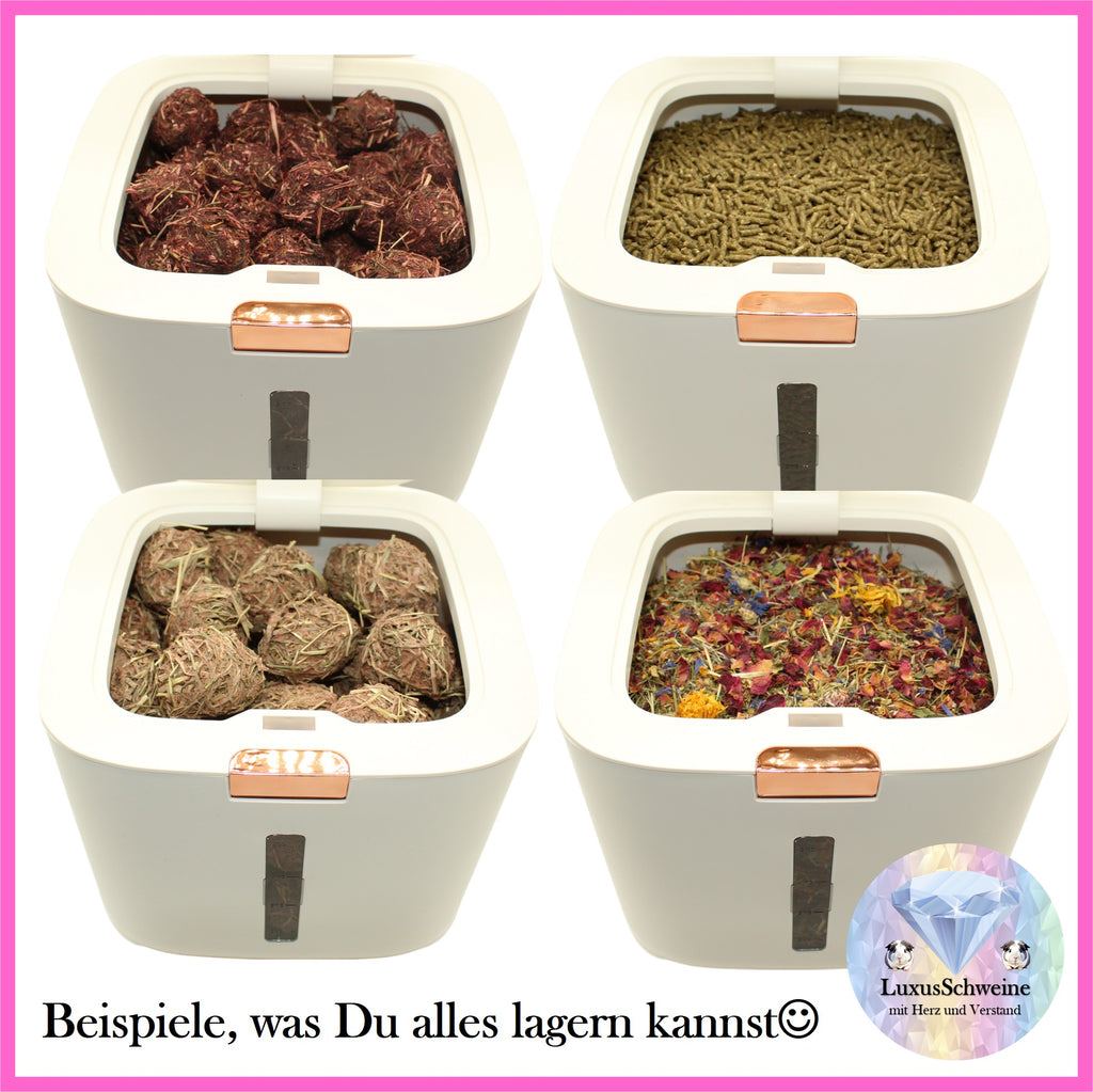 🐹🌟 Futterbox – Ein Hauch von Luxus für dein Futterlager!