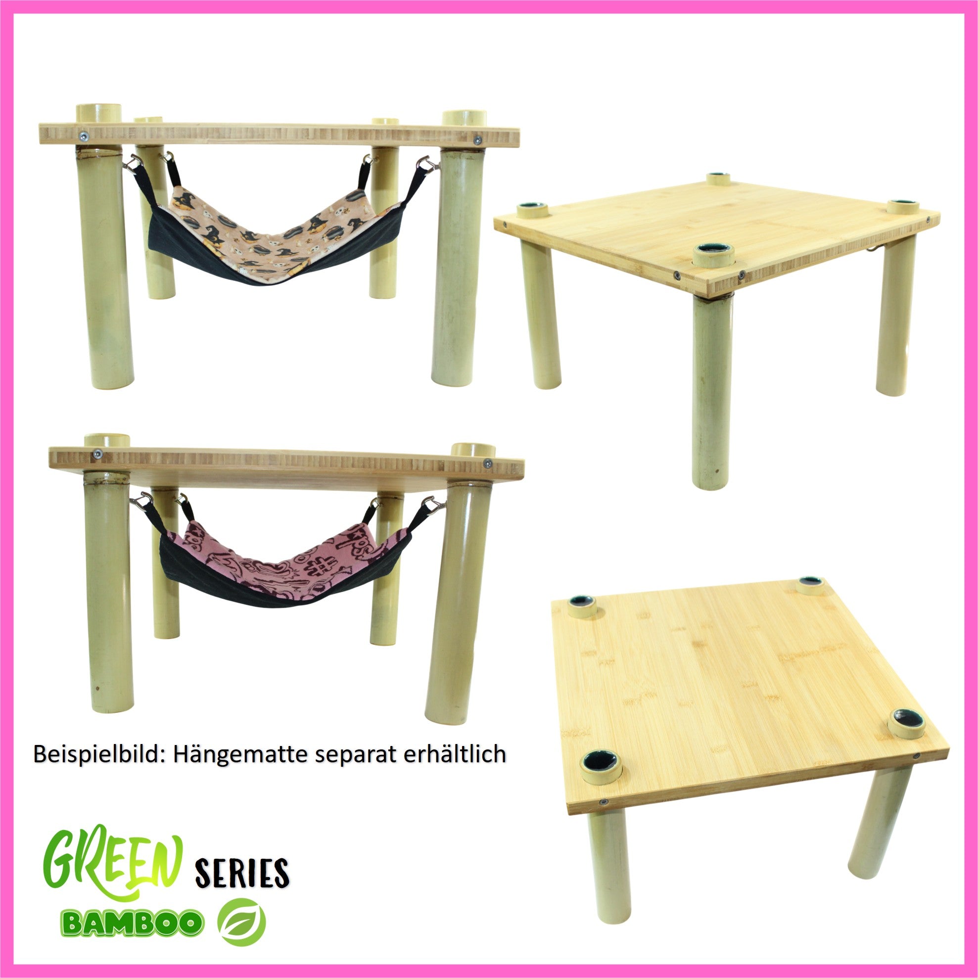 Hammock frame made of bamboo