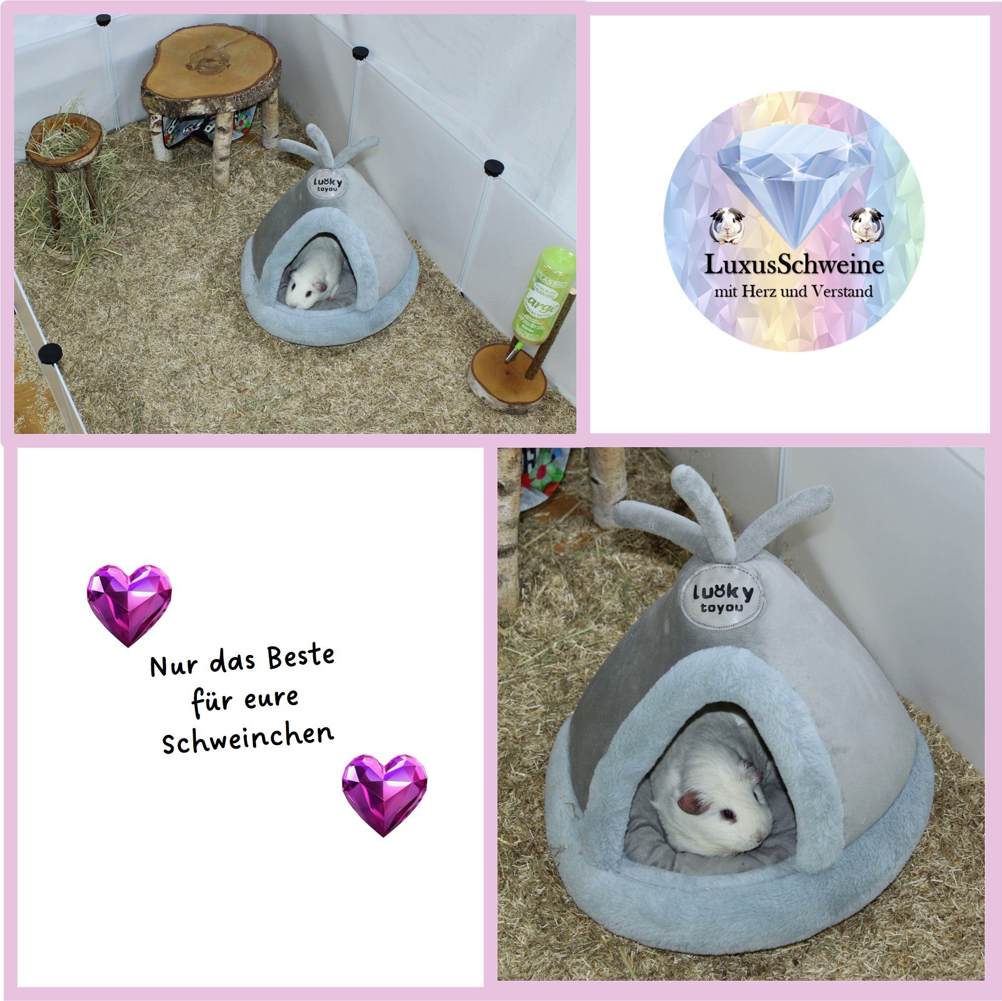 ⛺ Tipi – Kuschelhütte im Indianer-Style für Meerschweinchen