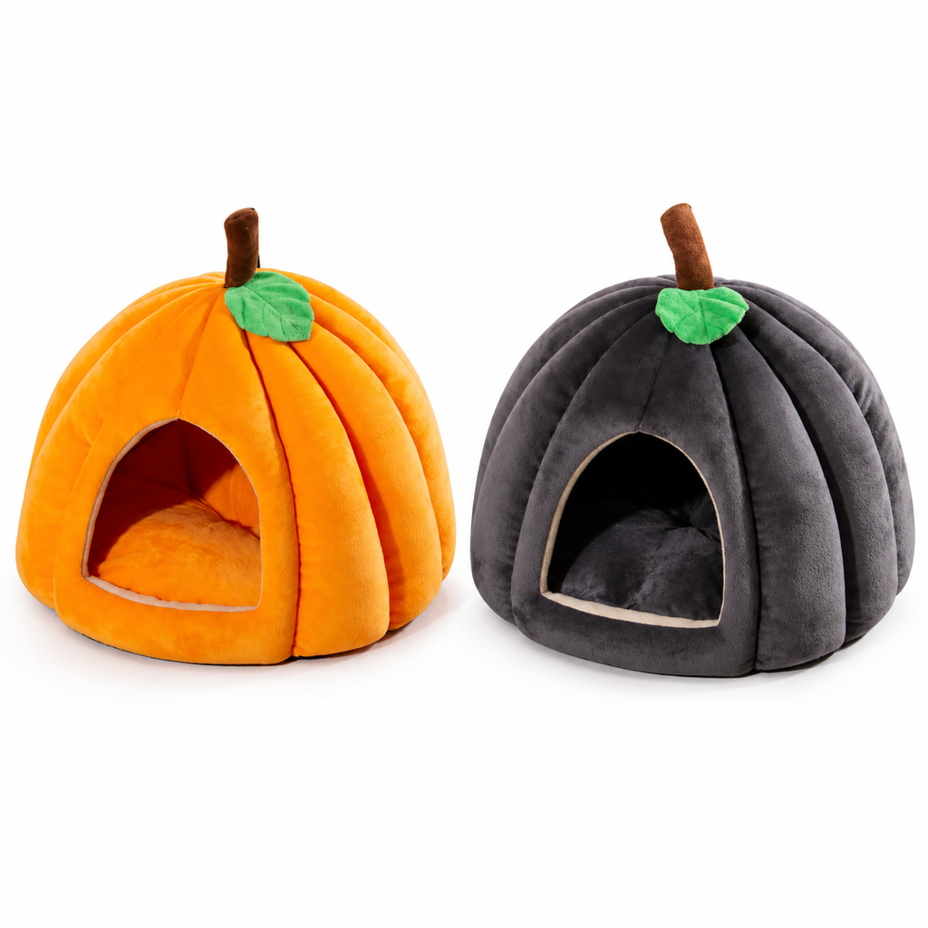 🏠🎃 Casita calabaza – Refugio acogedor para tus cobayas