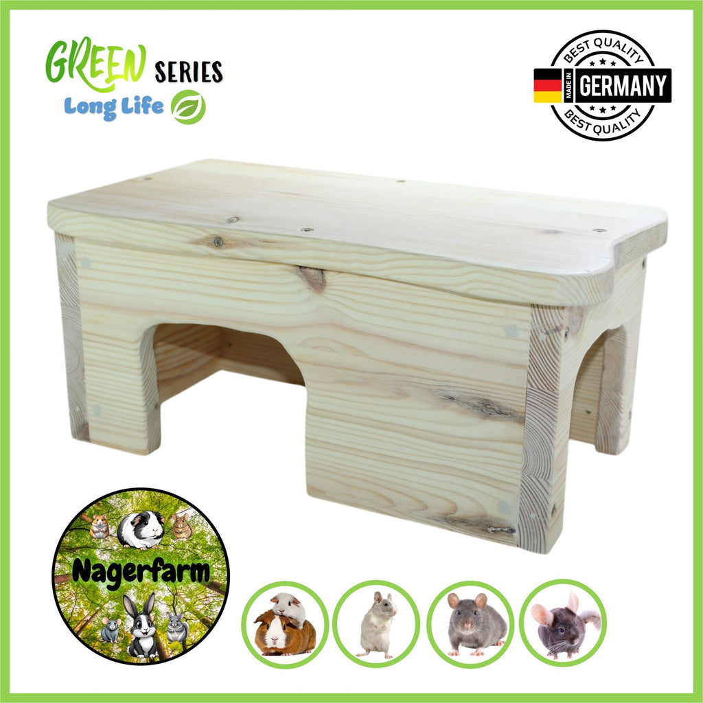 🐹 Farmhaus 1.2 – Eckhaus für Meerschweinchen mit Stil & Komfort 🐾