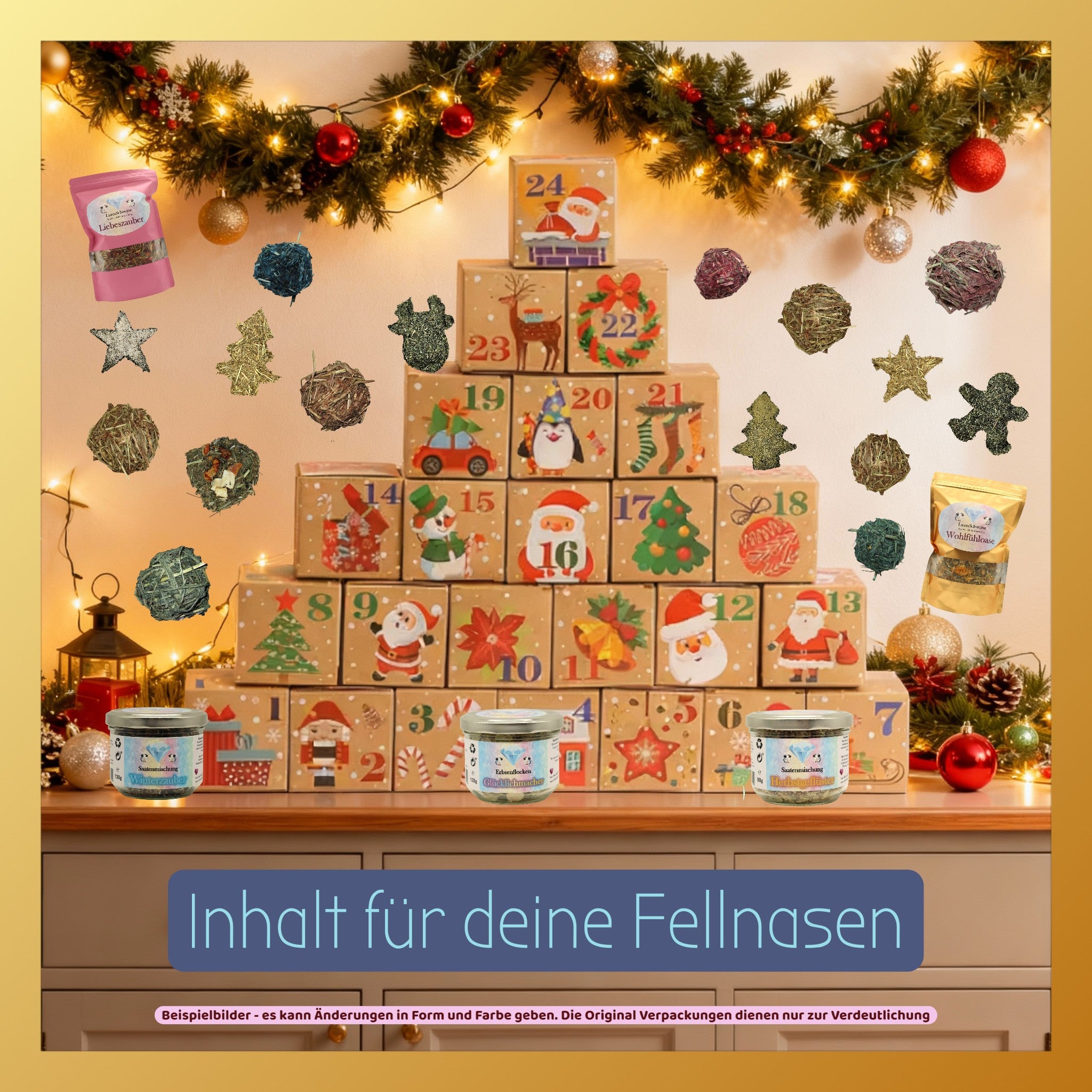 🎁 Weihnachtskalender für Dich & Deine Meerschweinchen – 24 Tage voller Freude 🎅