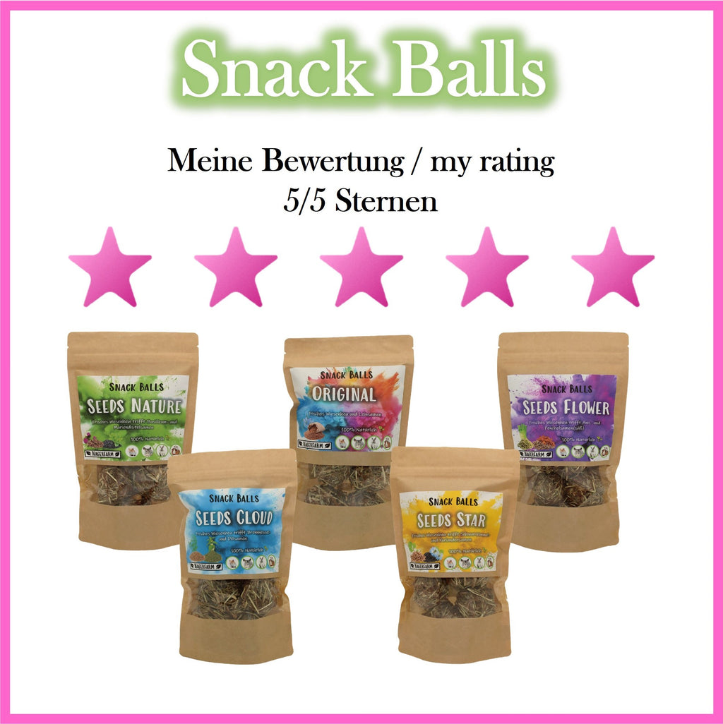 🔵 Snack Balls Seeds Cloud – Superfood-Snack für Meerschweinchen