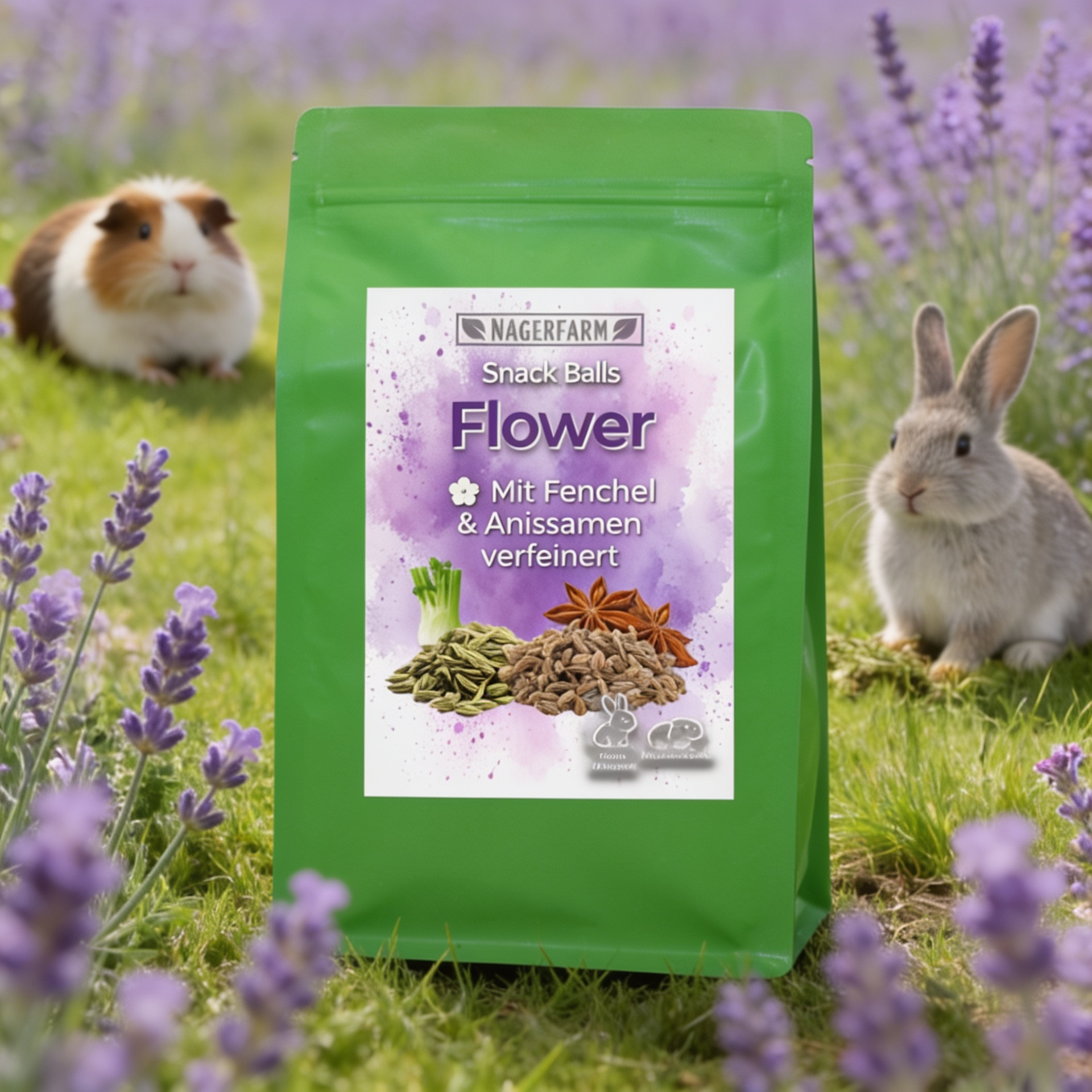 Snack Balls Seeds Flower – Natural Hay Snack for Guinea Pigs