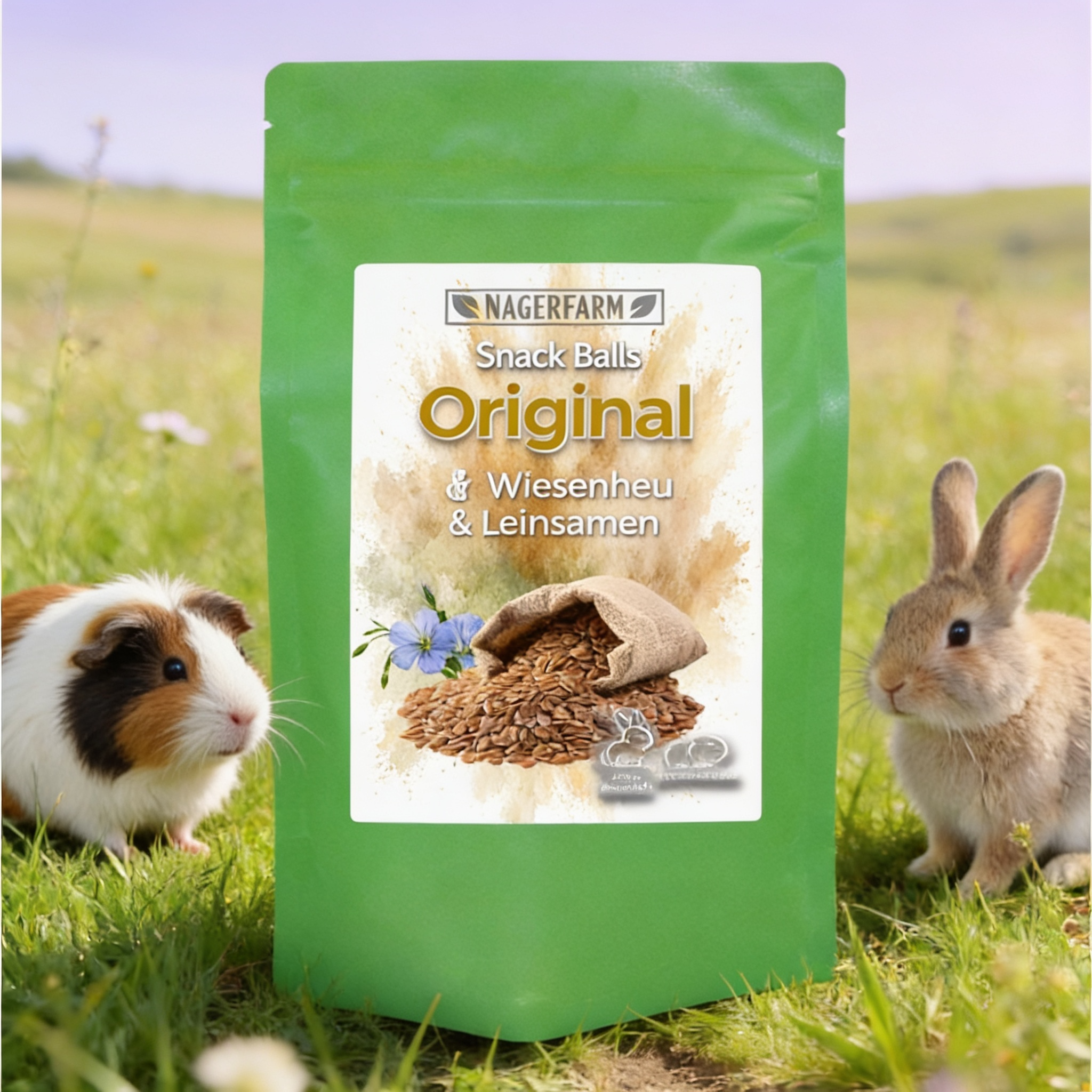 Snack Balls Original – Natural Hay Snack for Guinea Pigs