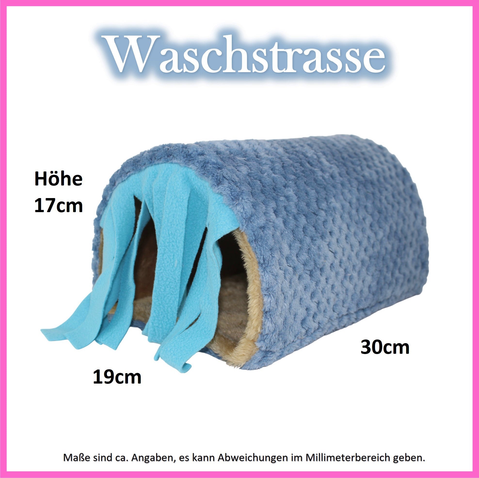 💧🌈 Waschstraße Blau – Bunter Kuschelspaß für deine Meerschweinchen!