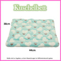 💚 Kuschelbett – Herzen Türkis