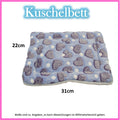 💙 Kuschelbett – Herzen Blau