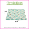 💚 Knuffelbed – Hartjes Turquoise