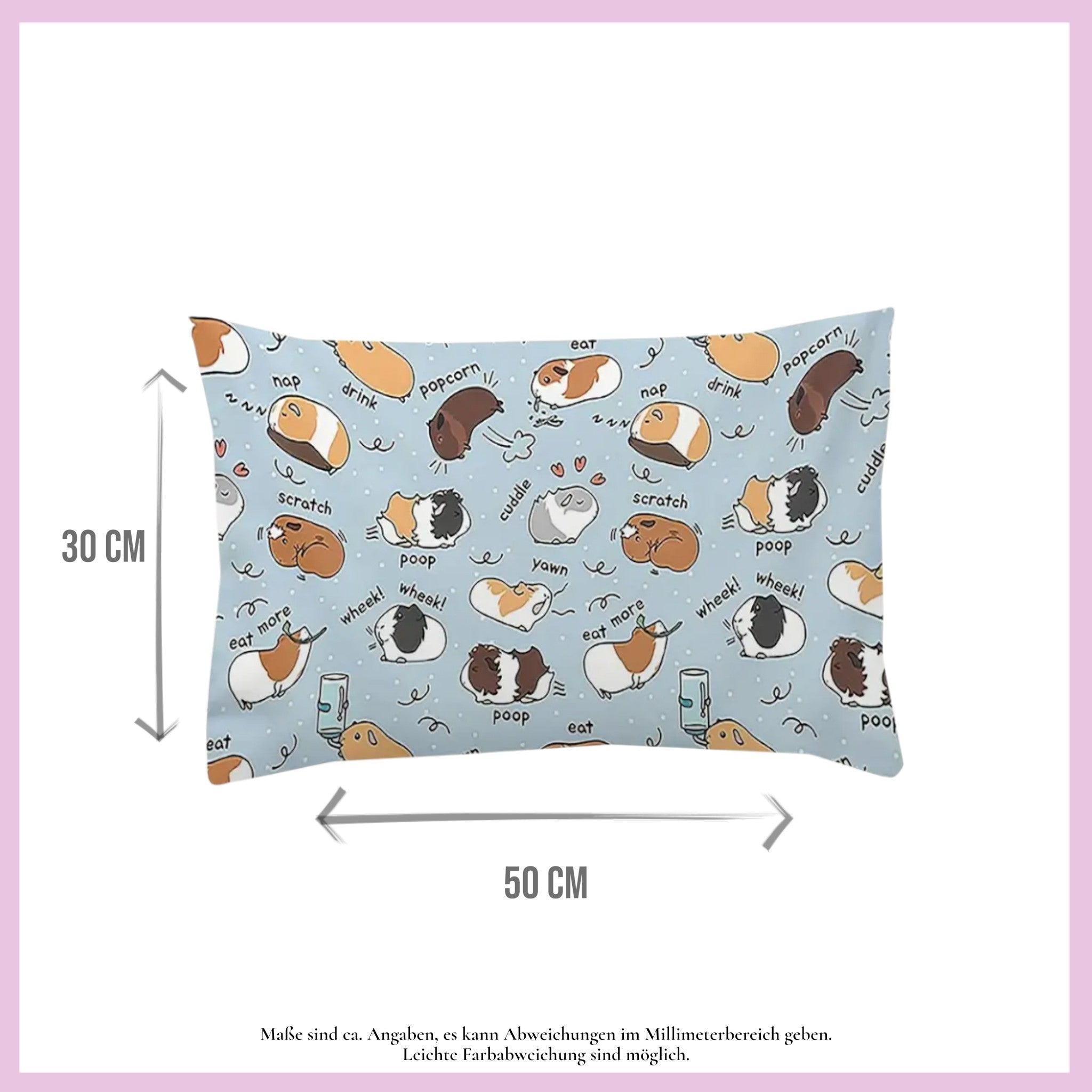 🛋️ Kissen „Meeri Poop Blau“ Länglich – Der humorvolle Hingucker für dein Zuhause (Kopie)