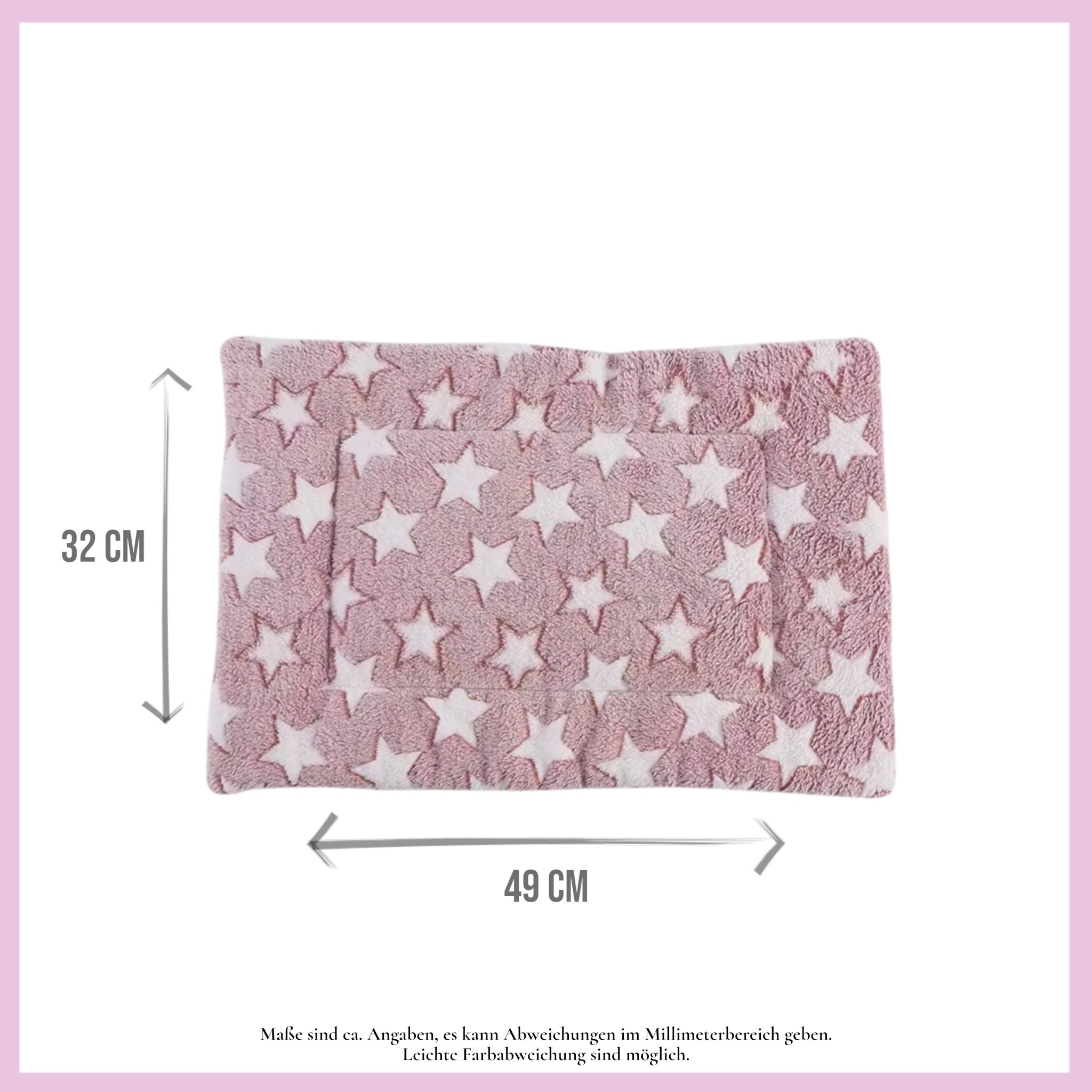 💗 Kuschelbett Sterne groß – weich & gemütlich für Meerschweinchen
