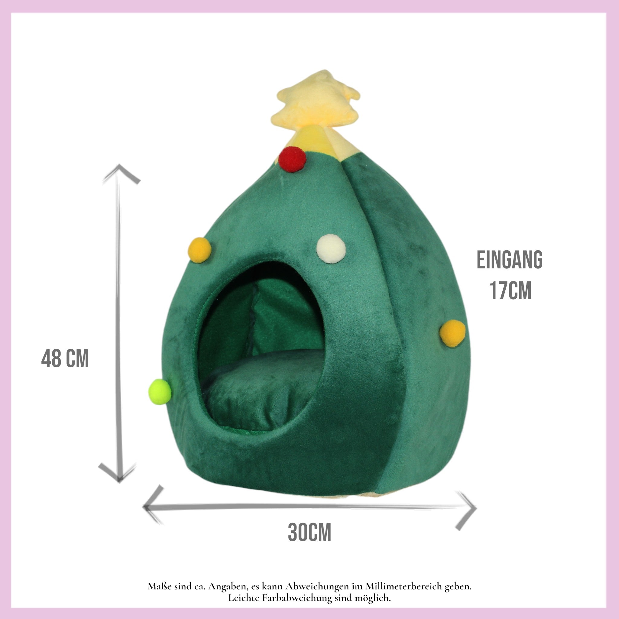 🎄 Oh Tannenbaumhaus – Das kuschelige Weihnachts-Versteck für deine Meerschweinchen