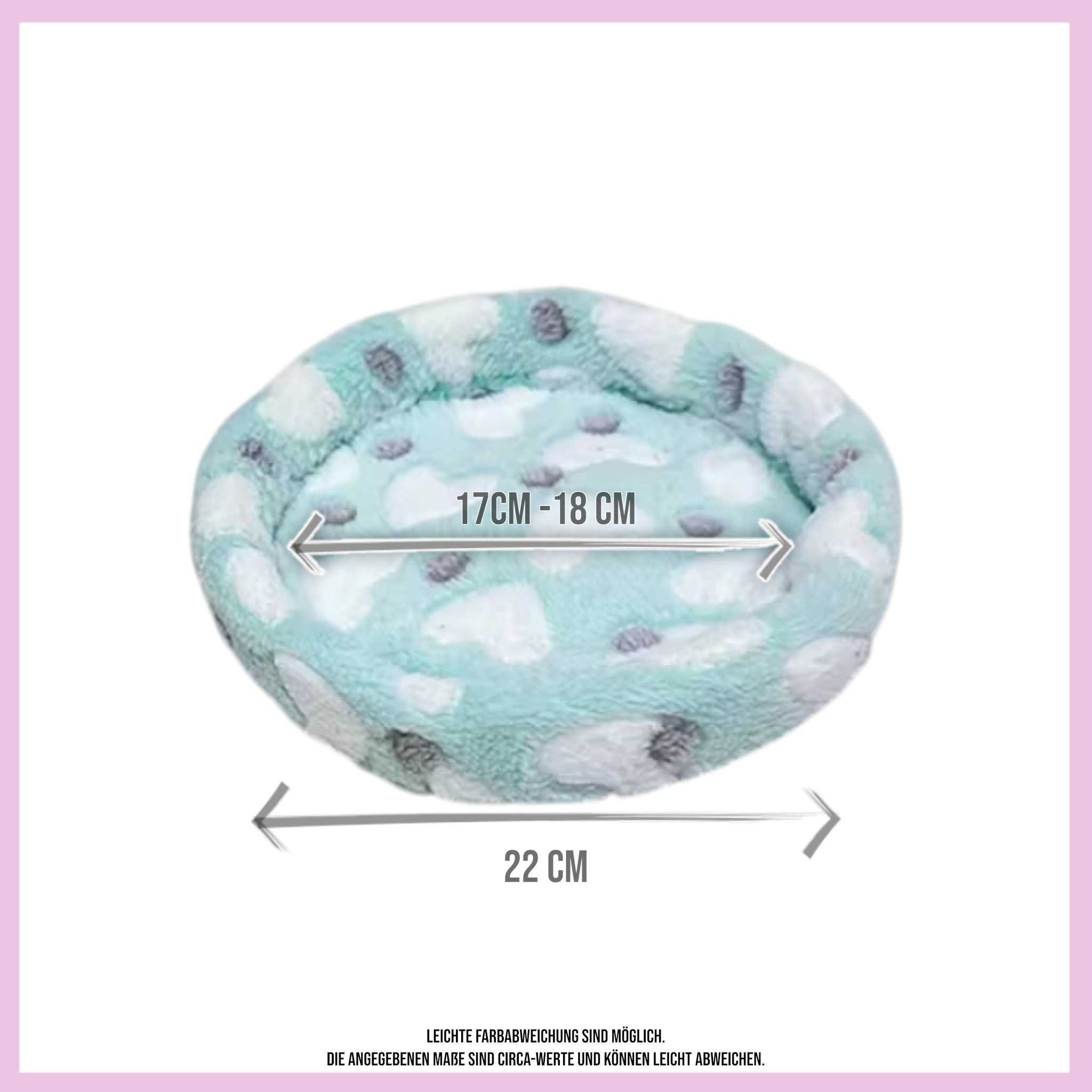 ❤️ Herzbettchen – Rundes Kuschelbettchen für deine Meerschweinchen