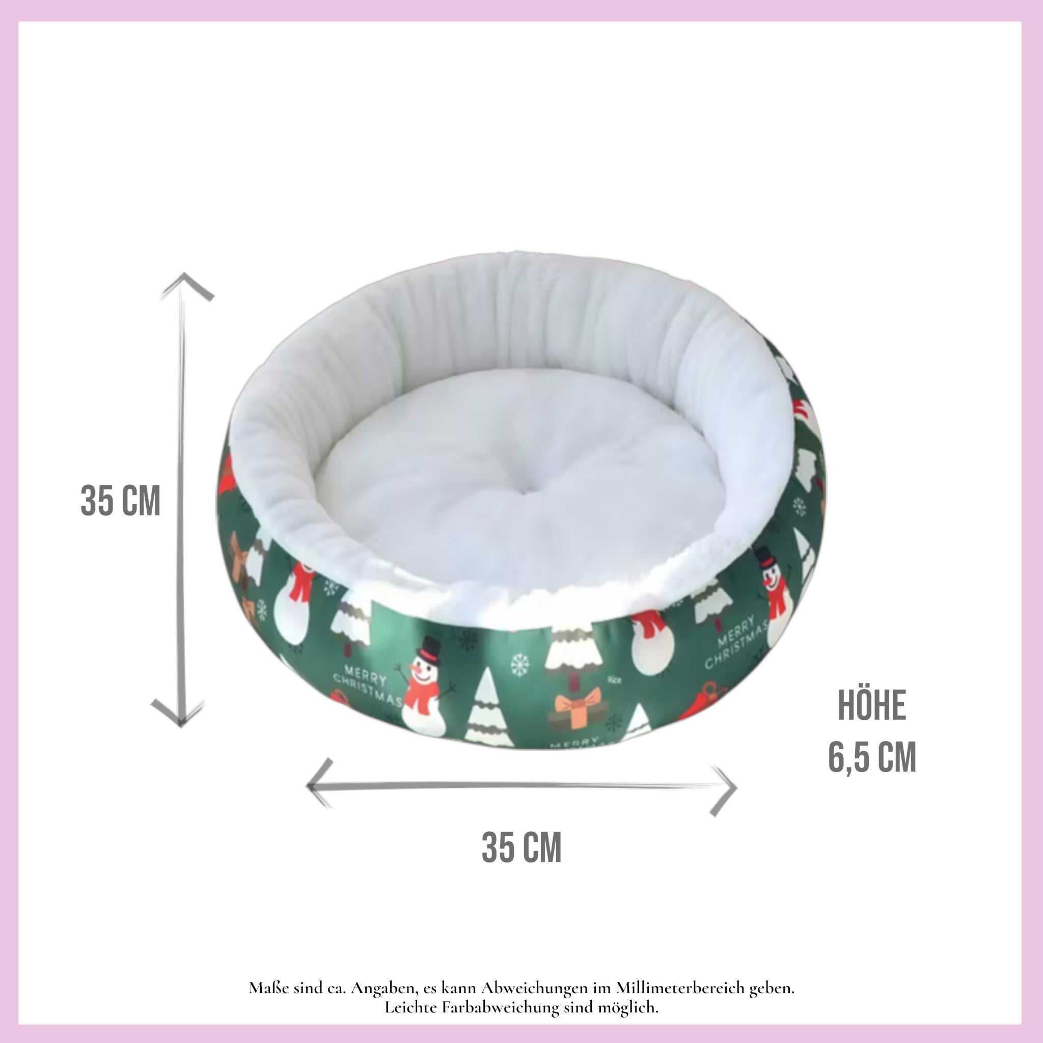 🎄 Weihnachtlicher Schlafplatz – das kuschelige Körbchen für deine Meerschweinchen