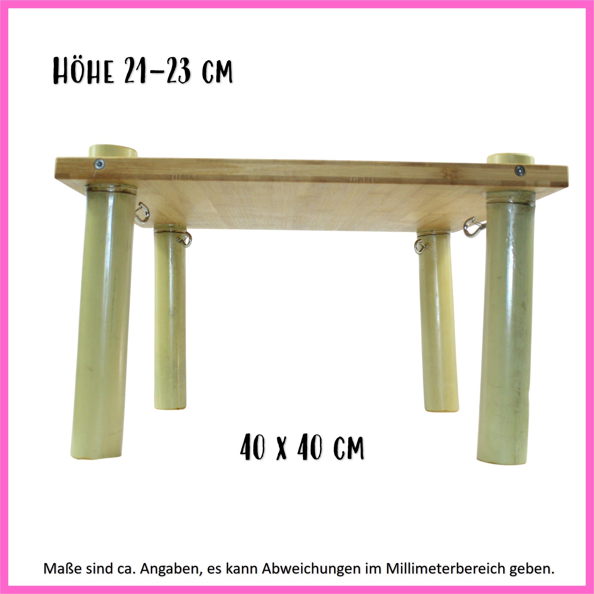 Hammock frame made of bamboo