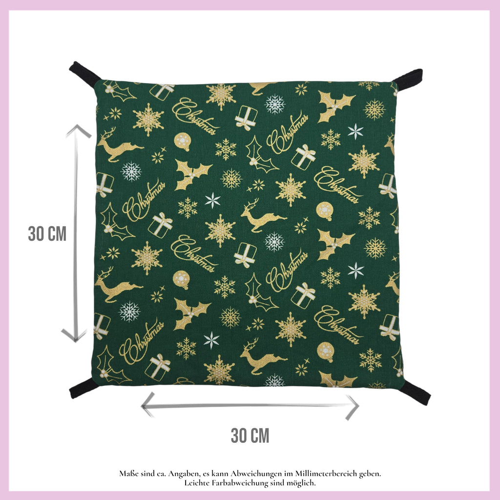 🎄✨ Weihnachtliche Hängematte – Kuscheltraum in festlichem Grün für deine Meerschweinchen