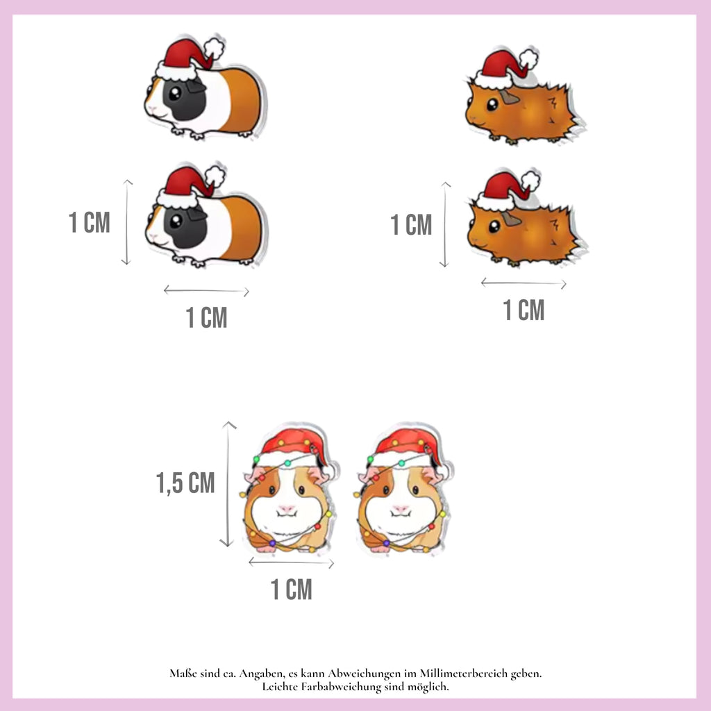 🎄✨ Xmas Ohrstecker – Süße weihnachtliche Ohrringe für Meerifans