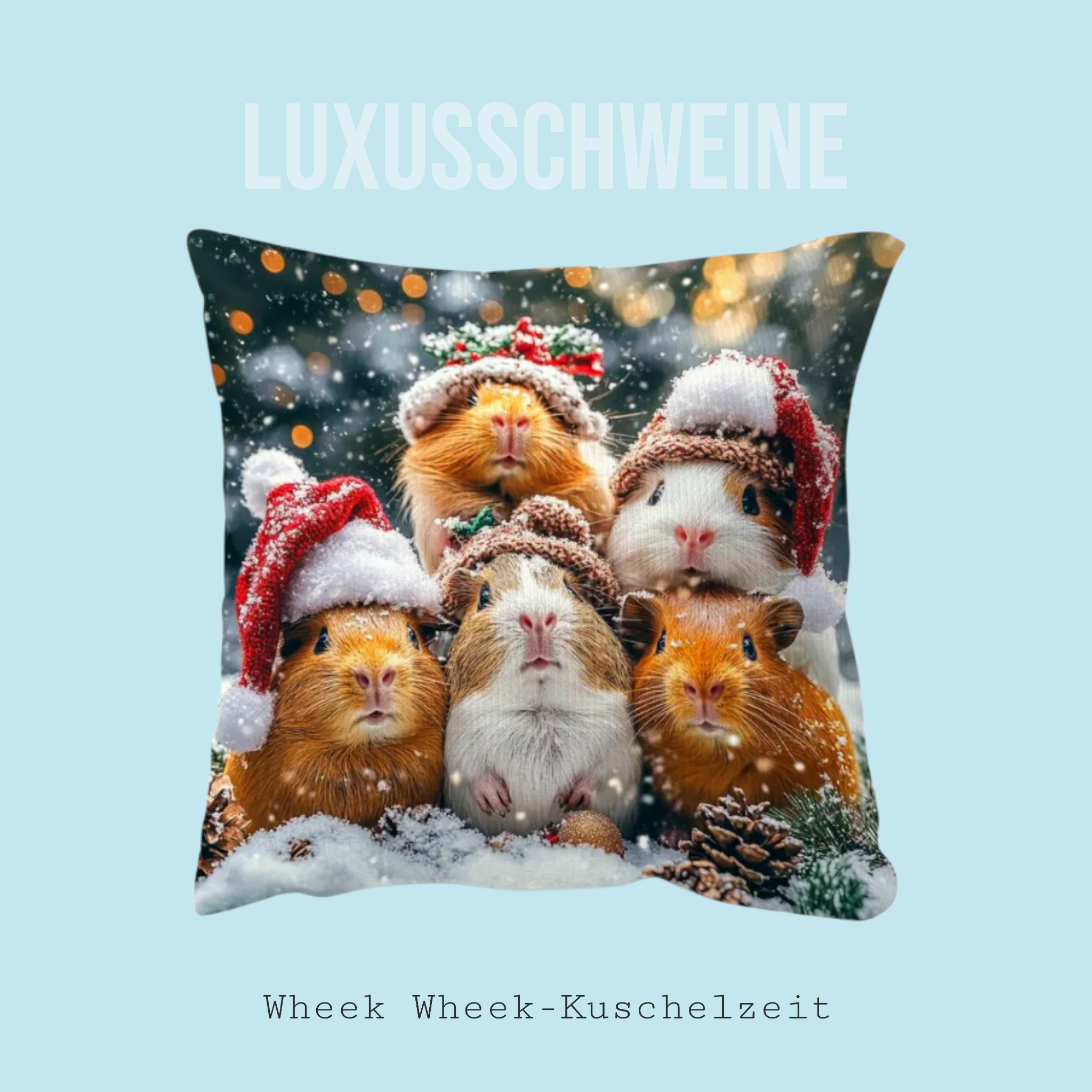 🛋️ Kissen „Wintertraum“ – Kuschelige Winterzauber für dein Zuhause ❄️