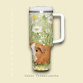 🌸 Trend-Trinkflasche Meerschweinchen Blumenwiese