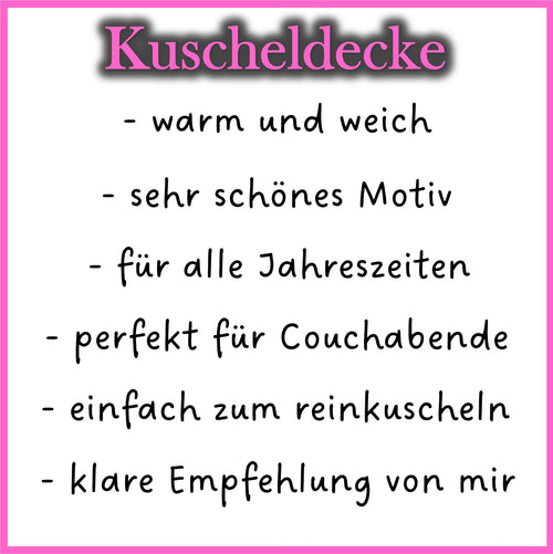 Kuscheldecke - Just a Girl