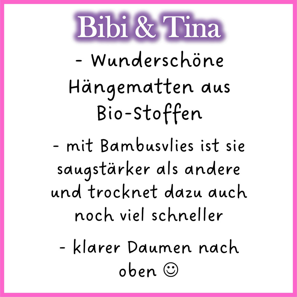 🐹Hängematte "Bibi & Tina" – Natürlich kuschelig & einfach zum Verlieben!