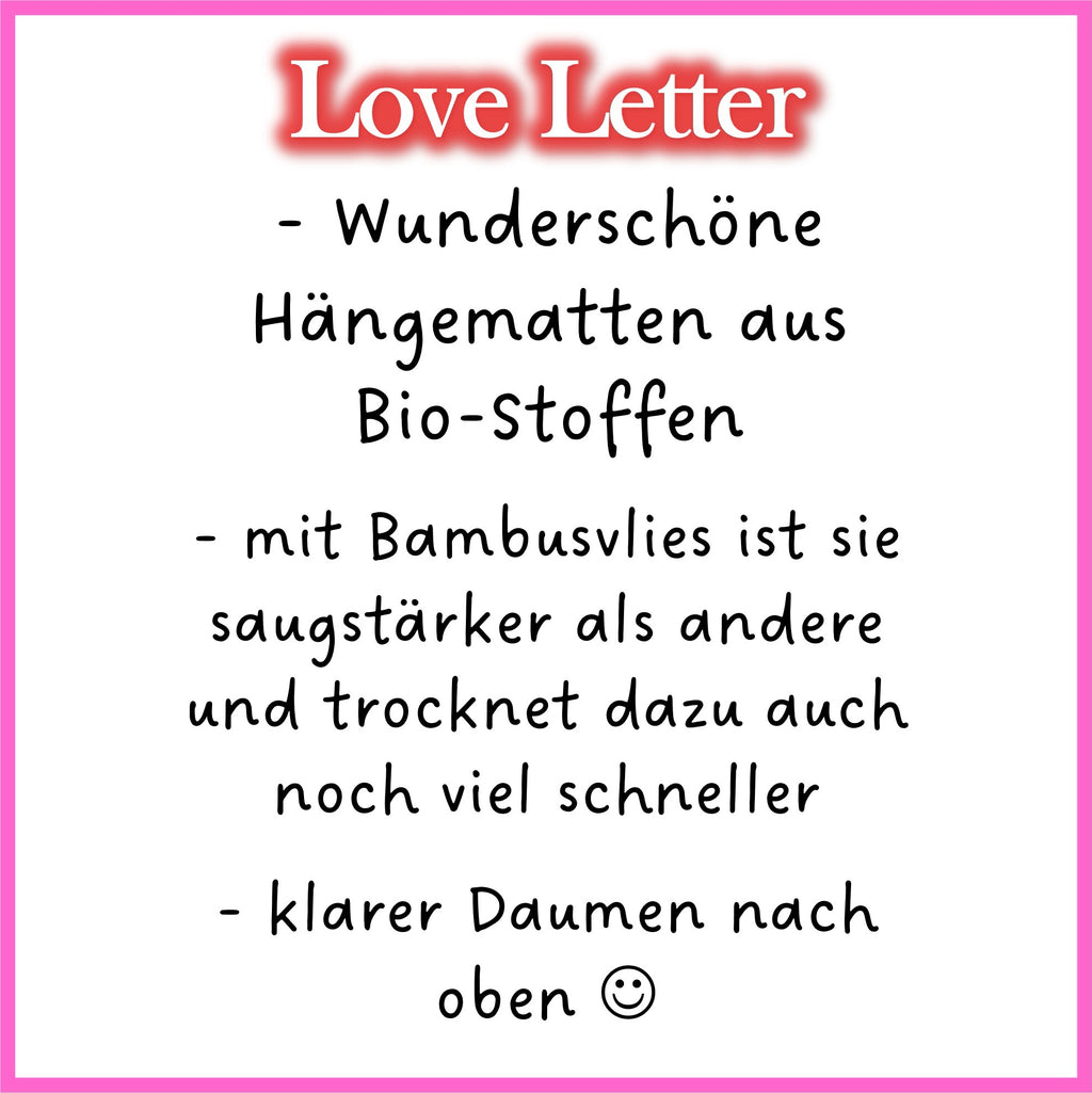 💌 Hängematte „Love Letter“ – Kuschelträume für kleine Meerschweinchen