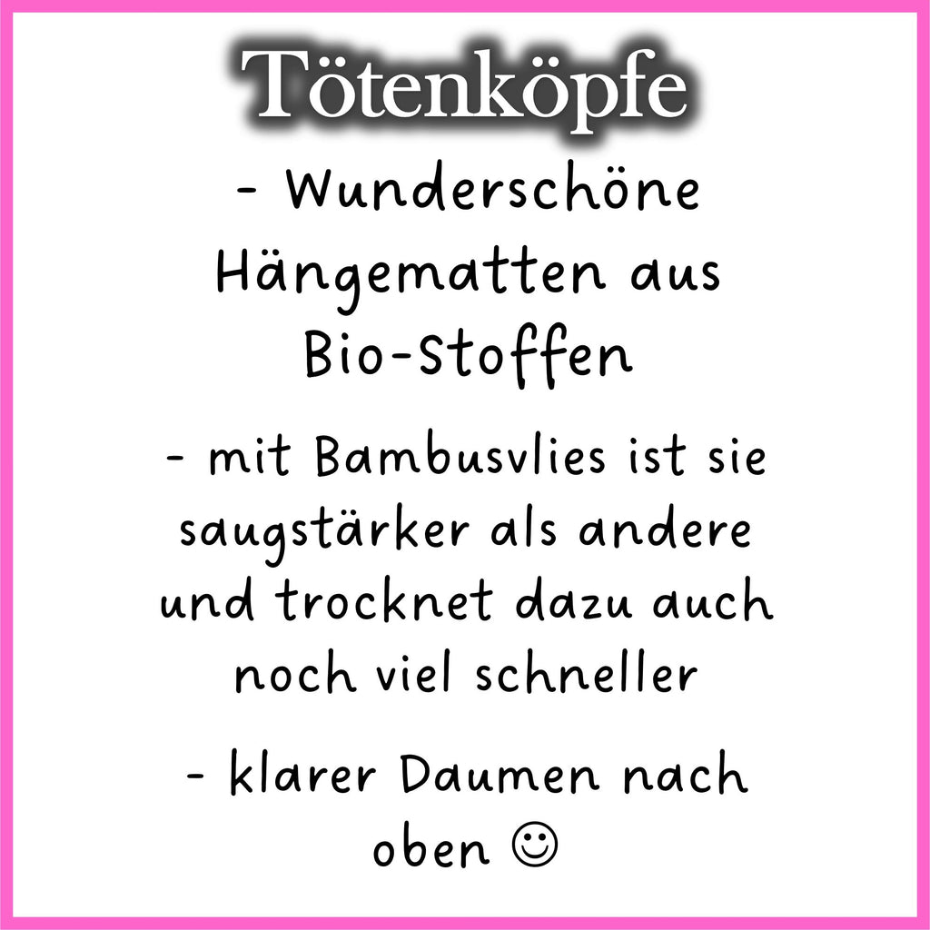 💀Hängematte Totenkopf💀– Lieblingsplatz für kleine Rebellen mit Flauschfaktor